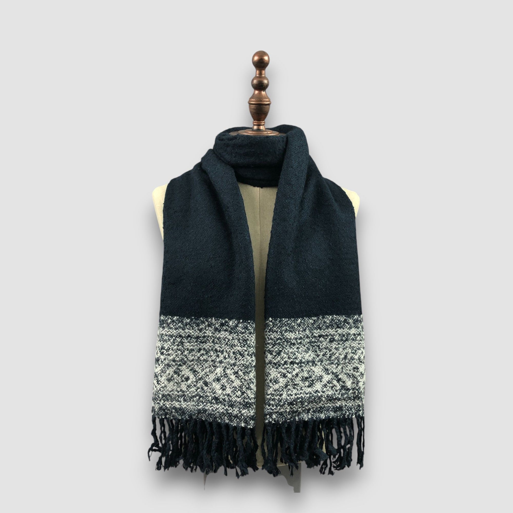 Japanese Brand Vintage Uniqlo X Ines De La Fressange Scarf Wool Scarves Size ONE SIZE - 2 Thumbnail