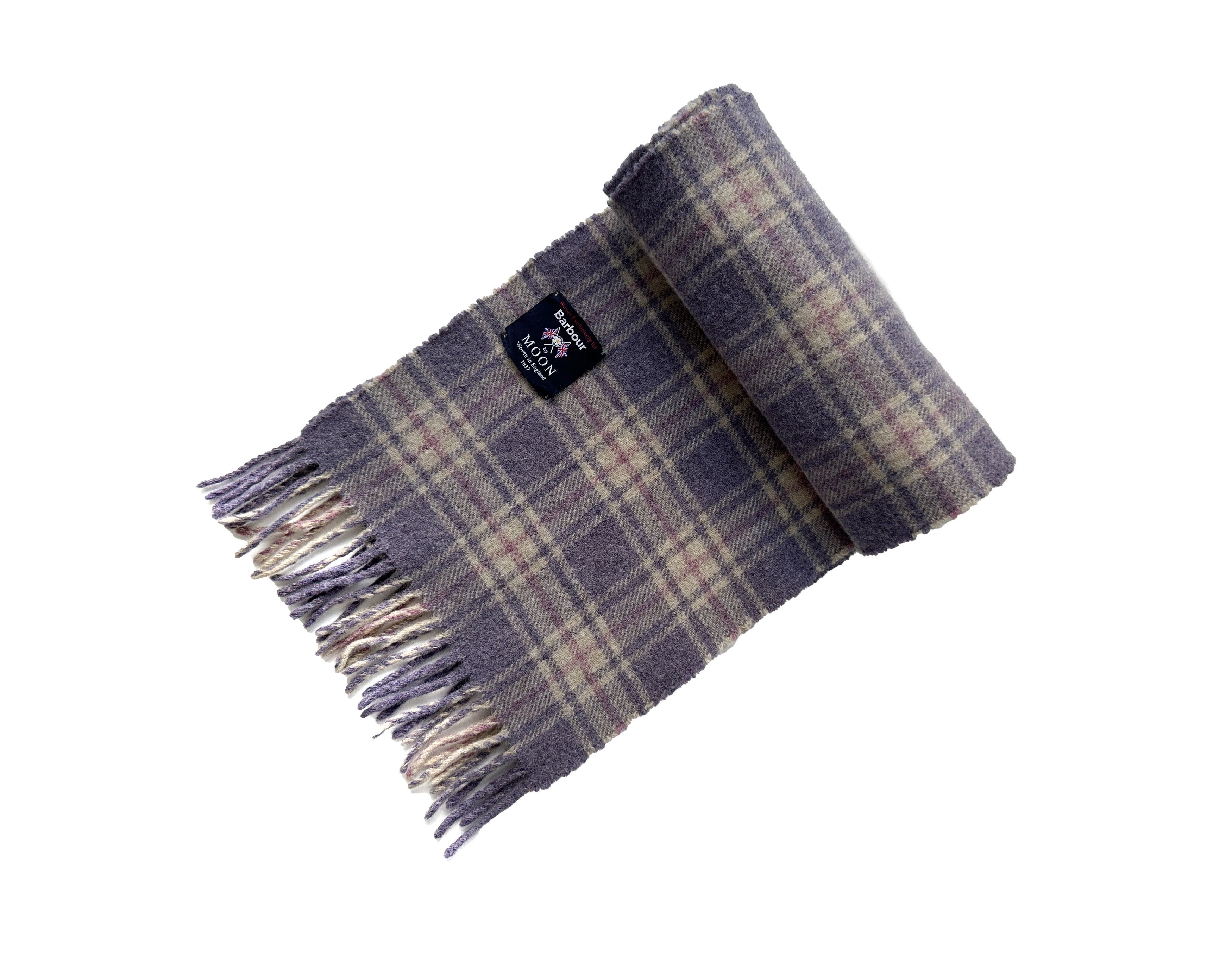 Abraham Moon & Sons Barbour by Moon tartan wool scarf Size ONE SIZE - 2 Thumbnail