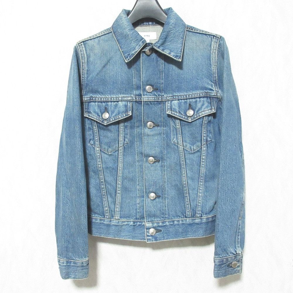 Other Other HYKE Denim Jacket Textile Outerwear DUTY FREE for USA Size ONE SIZE - 1 Thumbnail
