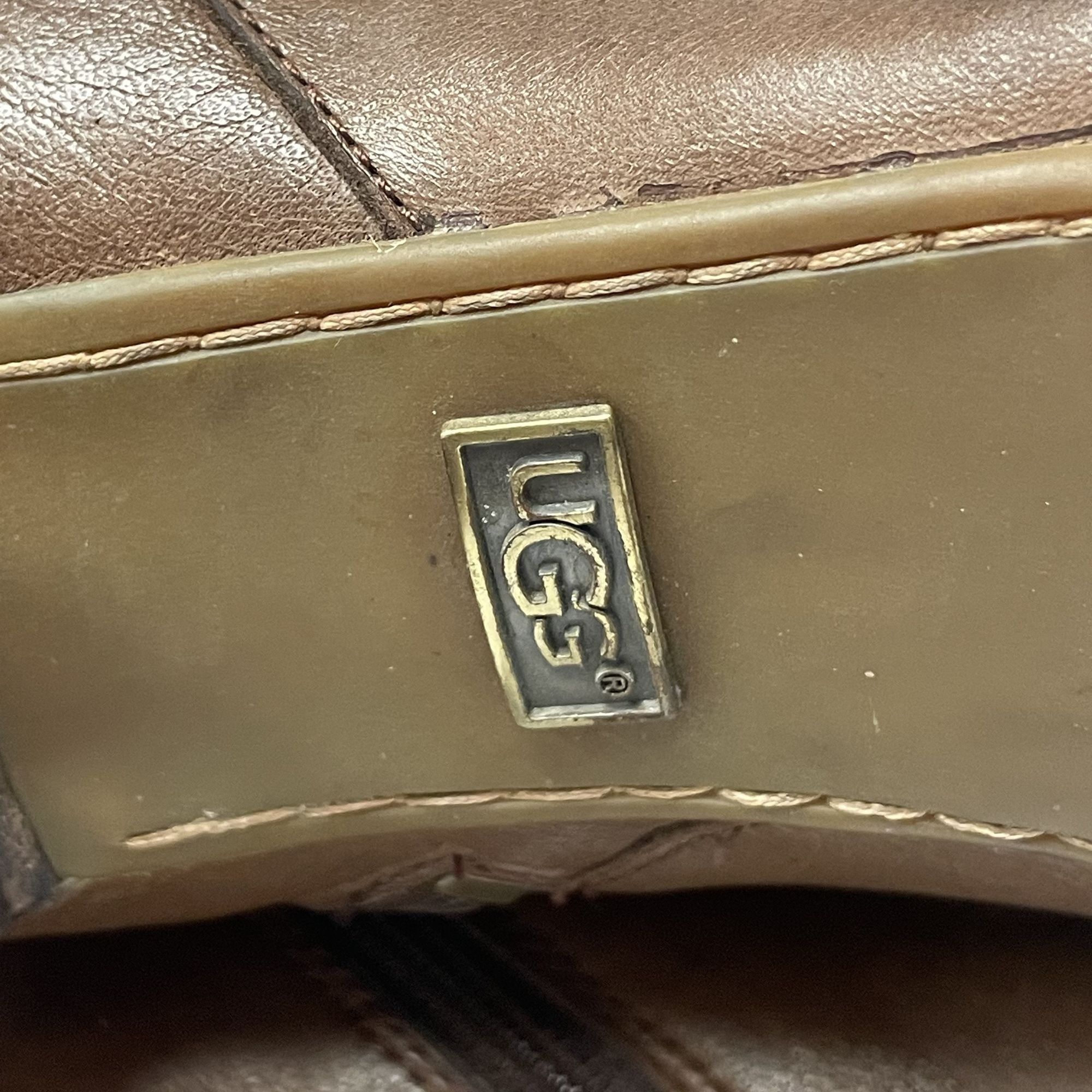 Ugg UGG 1004150 Jardin Leather PLATFORM High Heel Boots Size US 10 / IT 40 - 9 Thumbnail