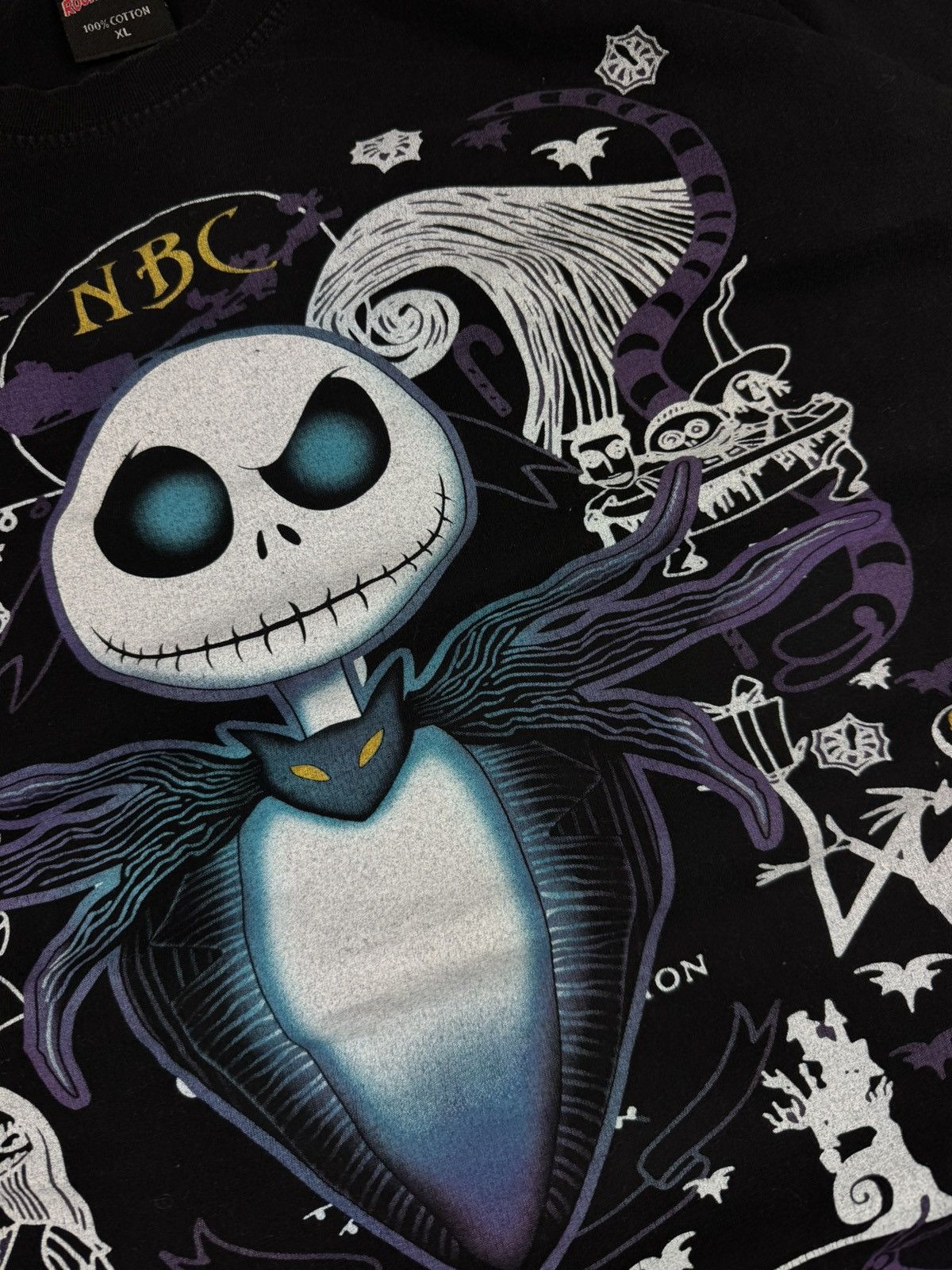 Vintage Vintage Y2K Tim Burton the nightmare before christmas tee Size US XL / EU 56 / 4 - 8 Thumbnail