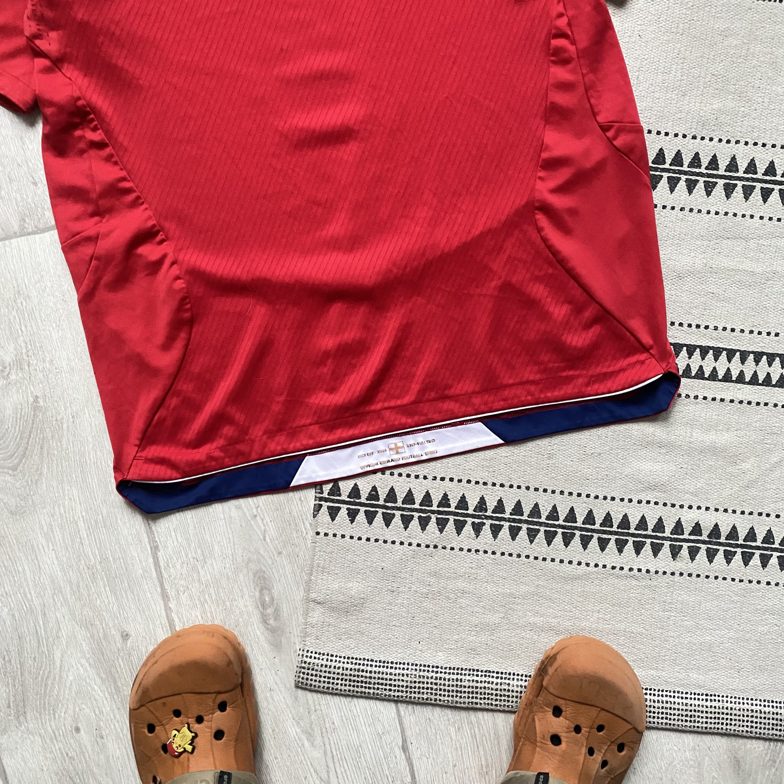 Umbro ⚽️ Vintage Umbro England Soccer jersey Center logo Blockore Size US L / EU 52-54 / 3 - 3 Thumbnail