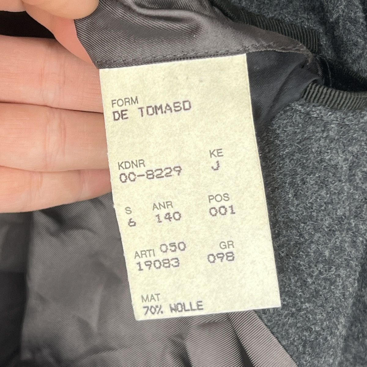 Hugo Boss × Vintage Vintage Hugo Boss Wool Cashmere Long Coat Jacket Grey 90s Size US XL / EU 56 / 4 - 9 Thumbnail