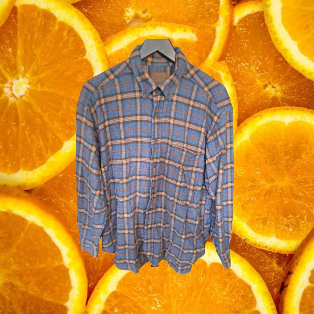 Other St Johns Bay Blue and Orange Flannel Size Large Size US L / EU 52-54 / 3 - 1 Thumbnail