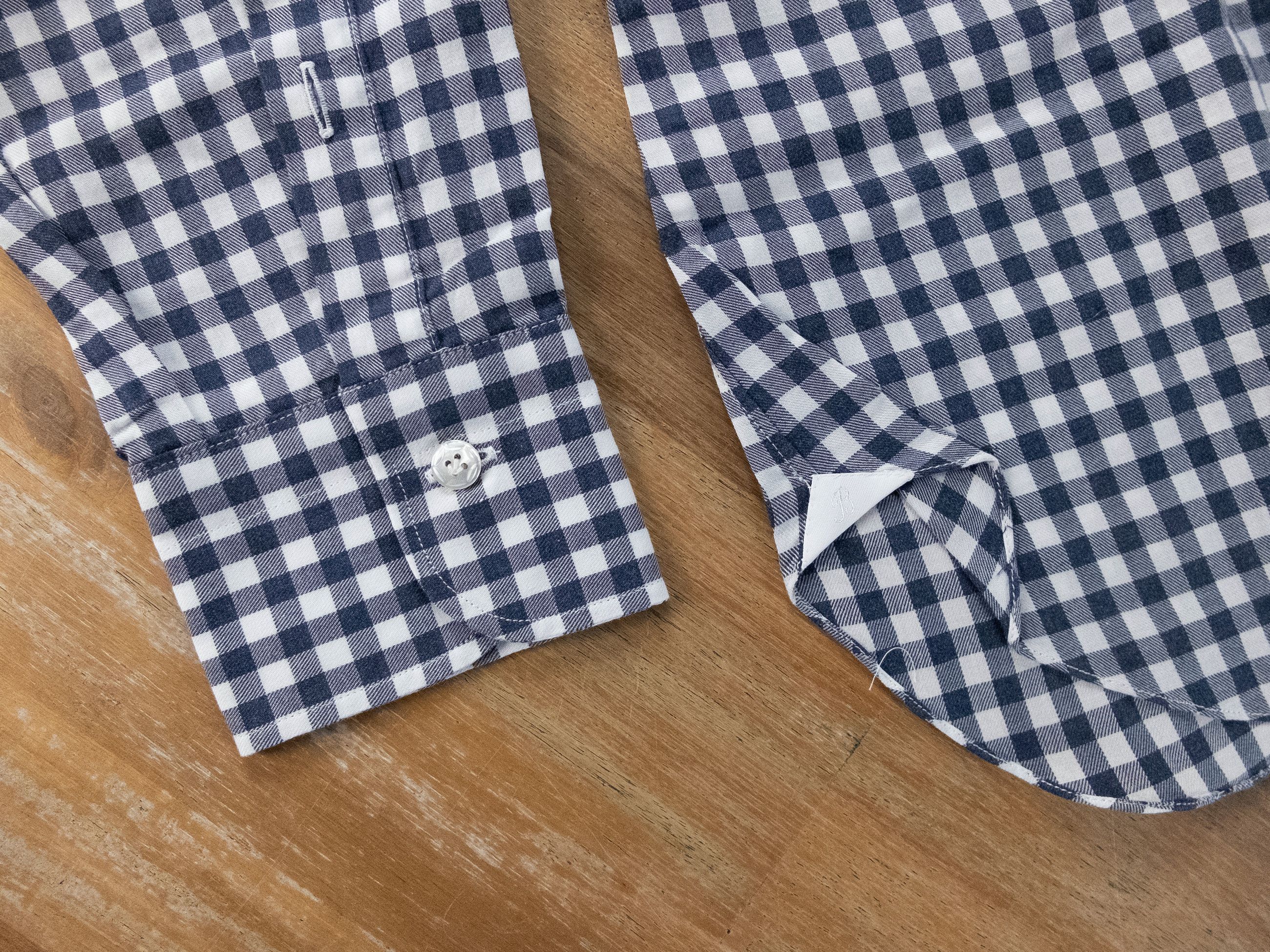 Barba Napoli BARBA Napoli Dandy Life blue white flannel cotton shirt 39 Size US M / EU 48-50 / 2 - 3 Thumbnail
