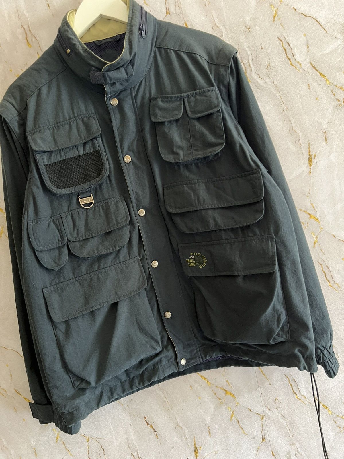 Vintage Vintage proCAM-FIS Multi Pocket Utility Jacket Techwear Size US S / EU 44-46 / 1 - 4 Thumbnail