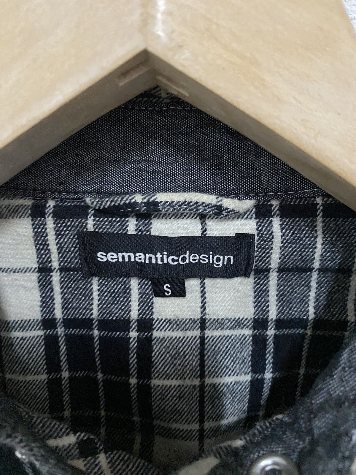 Japanese Brand × semanticdesign Japanese Brand Semantic Design Multipocket Flannel Shirt Size US S / EU 44-46 / 1 - 4 Thumbnail