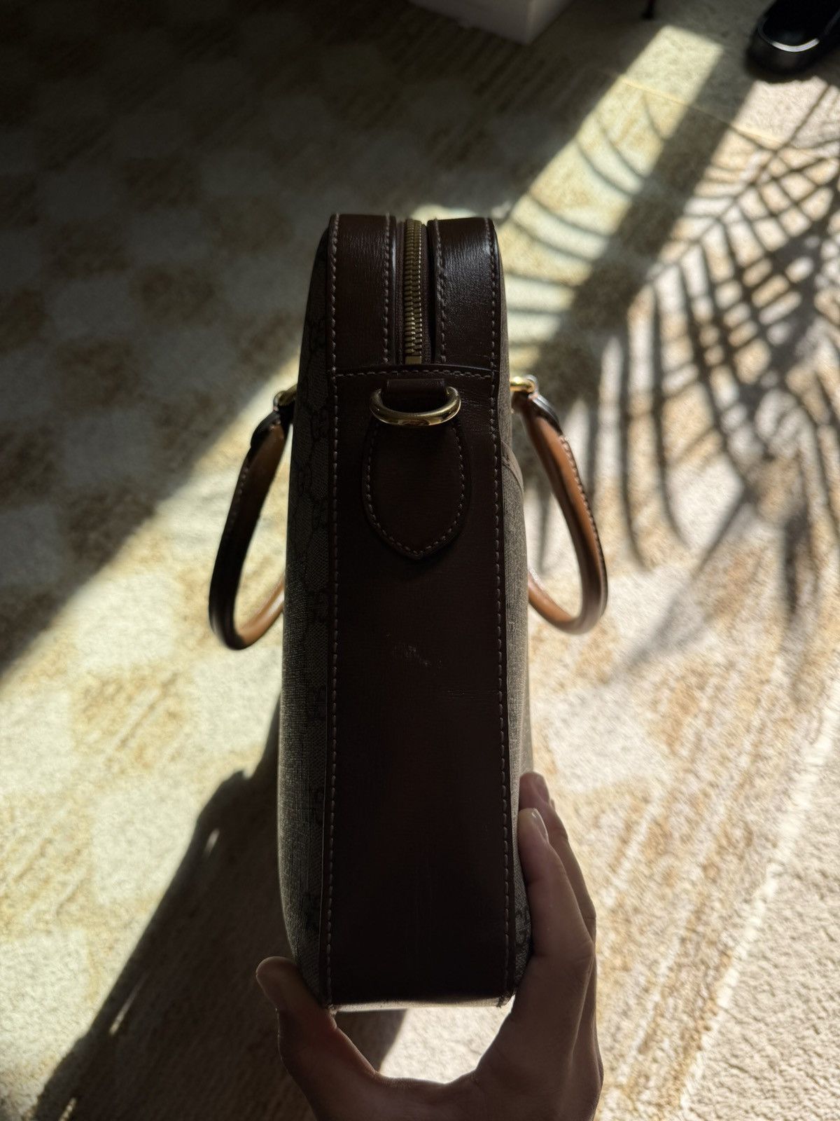 Gucci Gucci Brown GG Supreme briefcase Size ONE SIZE - 9 Thumbnail