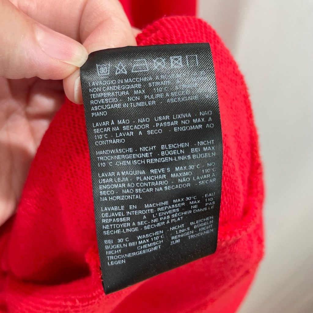 Raf Simons Raf Simons Red Graphic Transform Crew Neck Sweat Shirt - S Size US S / EU 44-46 / 1 - 12 Thumbnail
