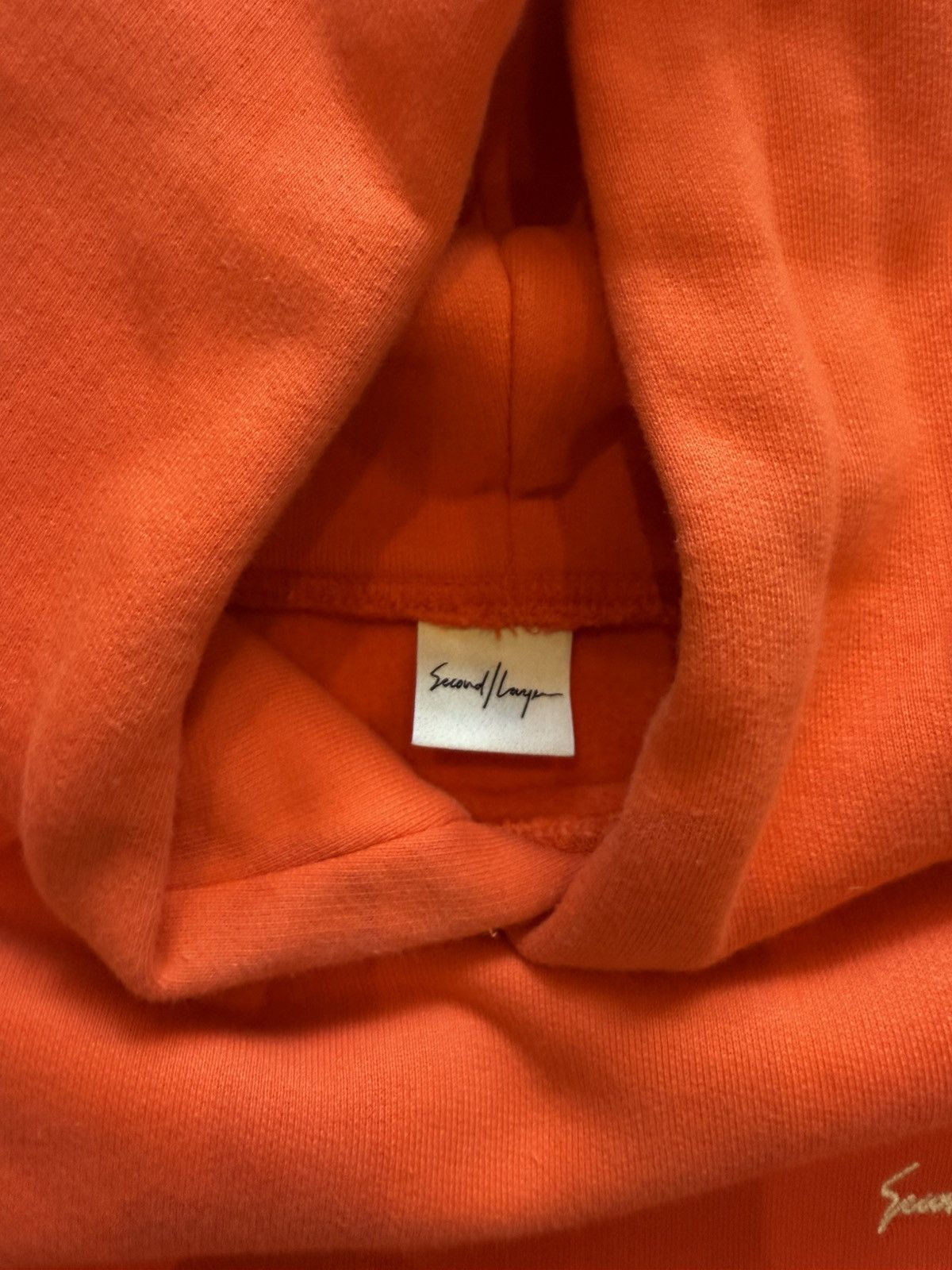 Second/Layer Second/Layer Orange “Logo” Sweatshirt Hoodie Size US L / EU 52-54 / 3 - 3 Thumbnail