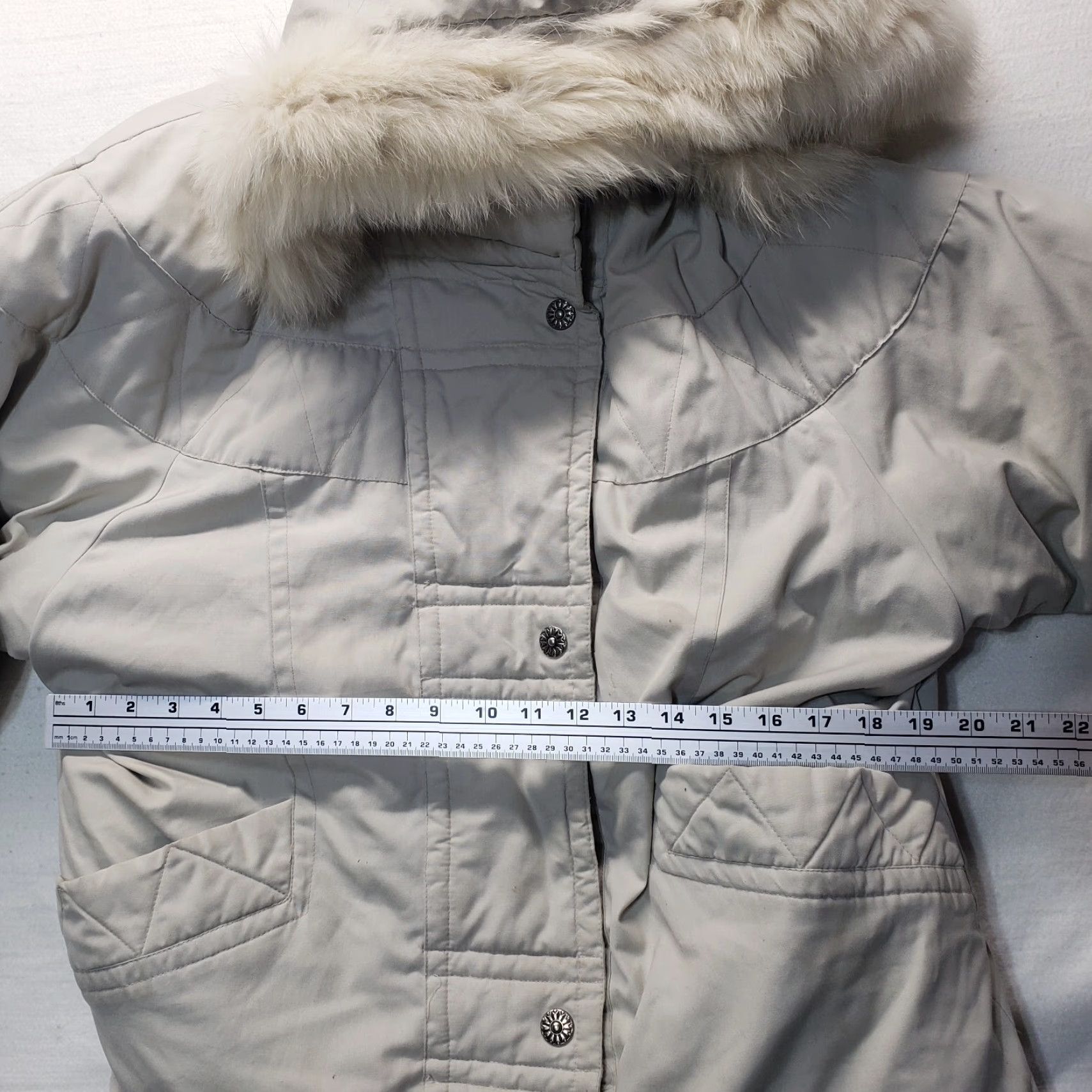 Mulberry Mulberry Street Jacket Womens XL Beige Hoodie Puffer Coat Winter Heavy Size XL / US 12-14 / IT 48-50 - 6 Thumbnail