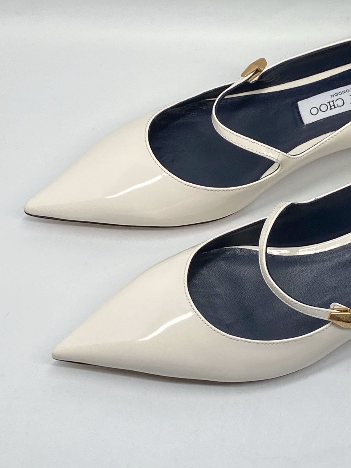 Jimmy Choo Jimmy Choo Carolyn Leather Mary Jane Flats size 39.5 Size US 9.5 / IT 39.5 - 8 Thumbnail