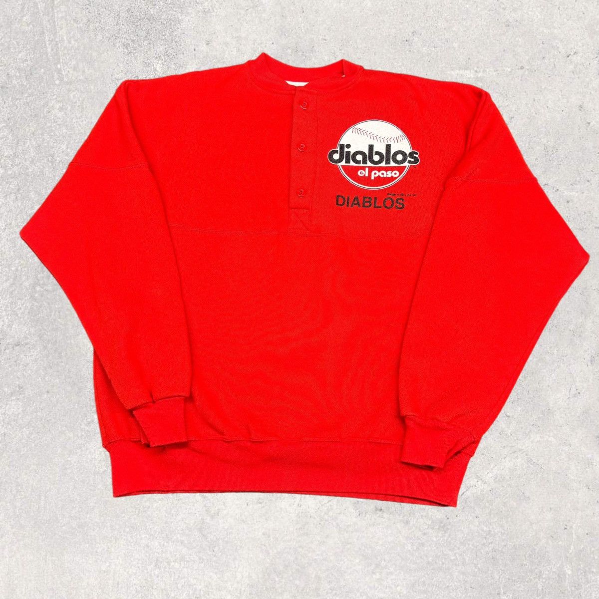 Vintage Vintage El Paso Diablos Sweatshirt Size US L / EU 52-54 / 3 - 1 Thumbnail