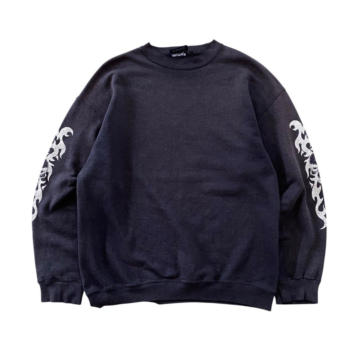 Band Tees × Vintage Rare Death Low ABYSS Of SELF Skull Black Angel Sweatshirt Size US L / EU 52-54 / 3 - 2 Thumbnail