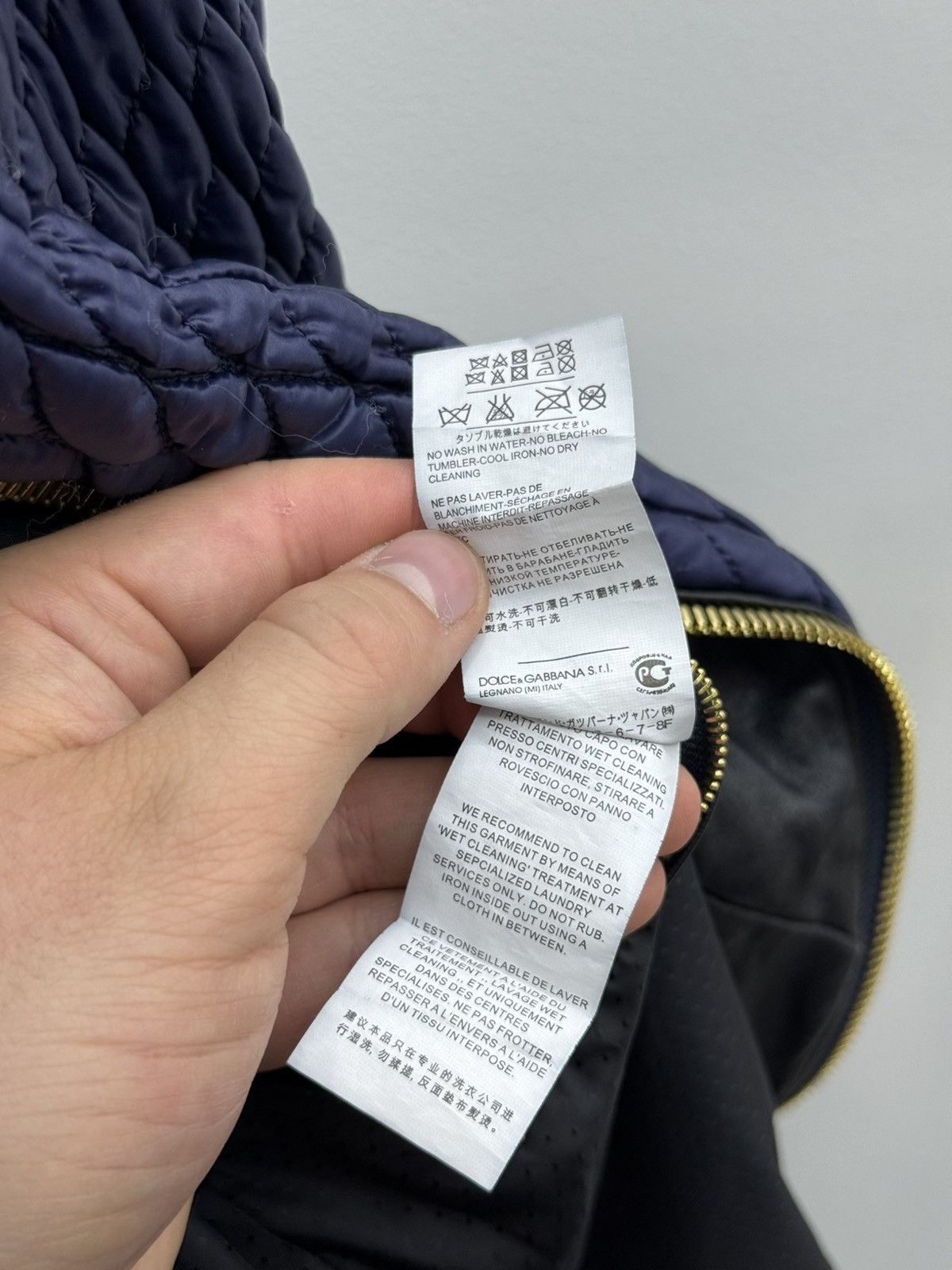 Dolce & Gabbana Dolce & Gabbana Diamond Quilted Nylon Jacket Size US M / EU 48-50 / 2 - 6 Thumbnail
