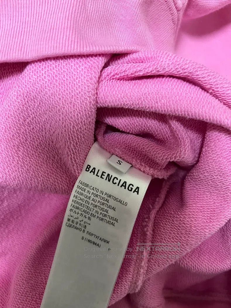 Balenciaga Balenciaga Cursive Letter Logo Hoodie Size US S / EU 44-46 / 1 - 3 Thumbnail