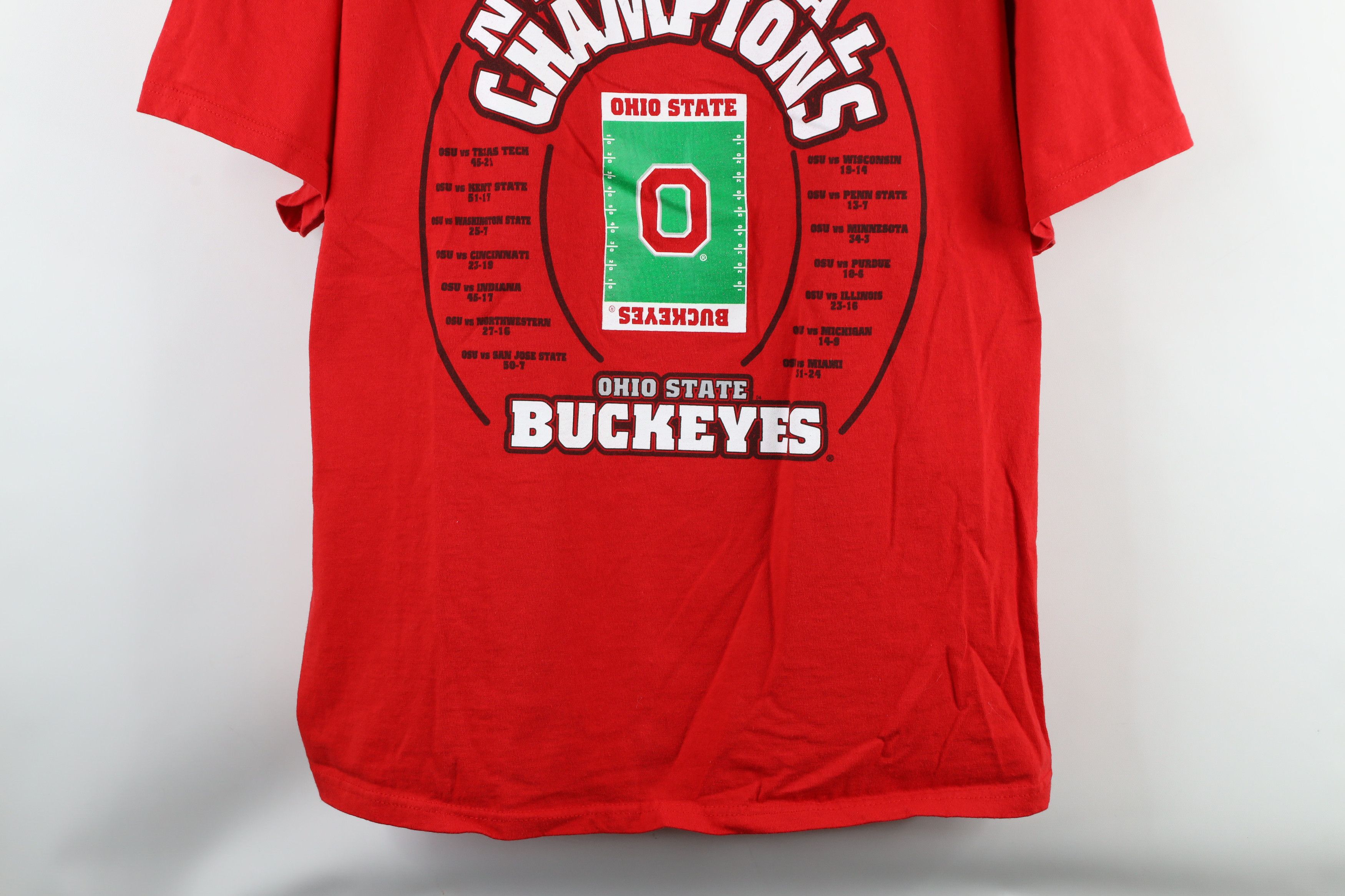 Vintage Vintage Champs Ohio State University Football T-Shirt Red Size US XL / EU 56 / 4 - 3 Thumbnail