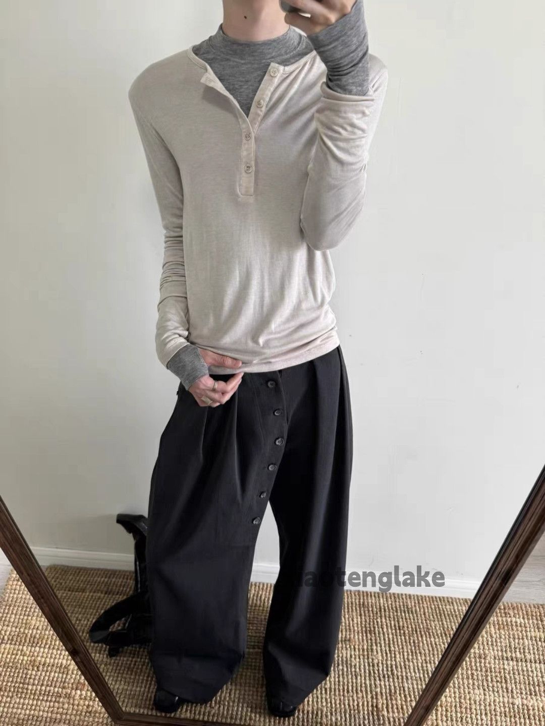 Designer Unisex utility punk hiphop yuppie pleated hiphop pants Size US 28 / EU 44 - 7 Thumbnail