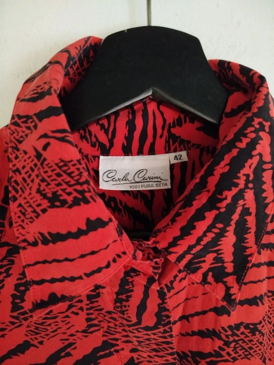 Other Carla Carini pure silk shirt 🇮🇹 Size 42 Size XL / US 12-14 / IT 48-50 - 8 Thumbnail