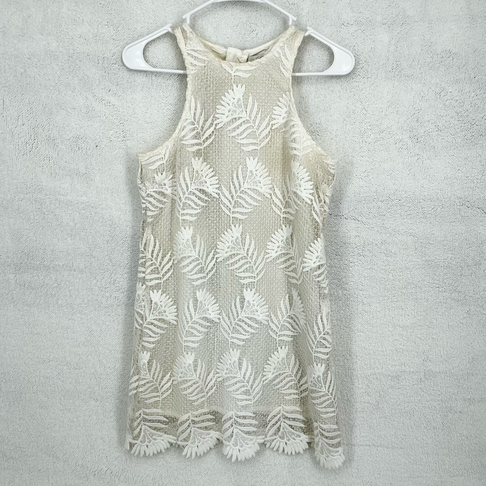 Other Lovers + Friends Mini Caspian Lace Scallop Sheath Dress XS Size XS / US 0-2 / IT 36-38 - 1 Thumbnail