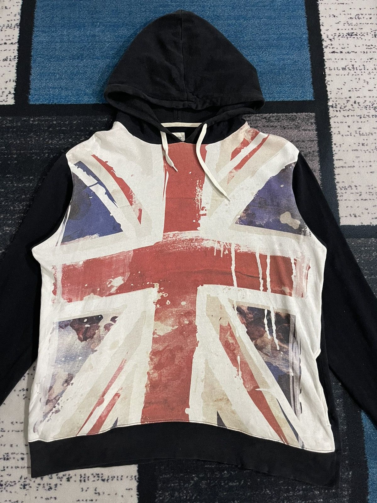 Japanese Brand × Vintage Graniph Store Design Great Britain Sweatshirt Hoodie Size US L / EU 52-54 / 3 - 5 Thumbnail