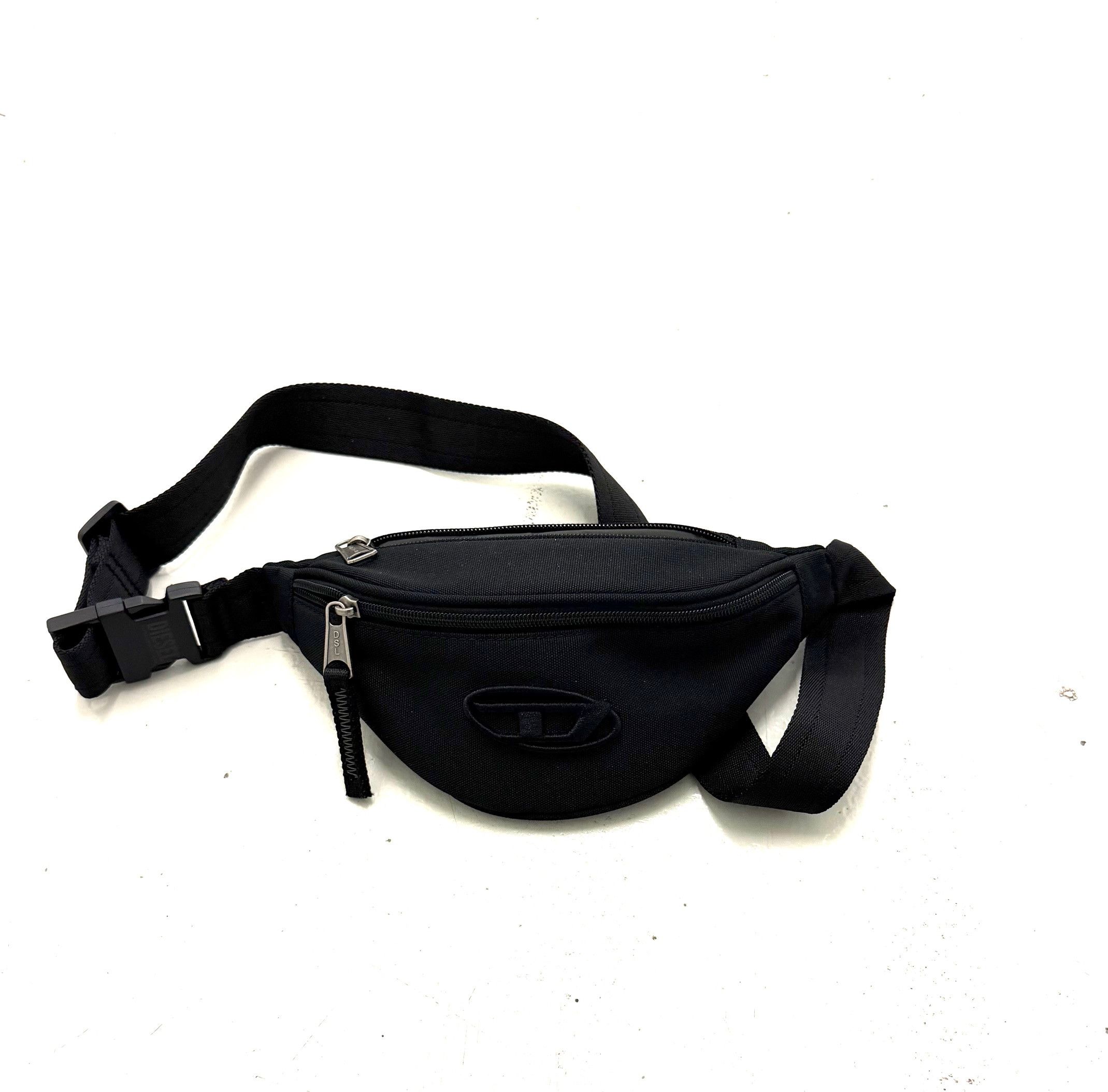 Diesel Black 'HOLI-D' Logo Belt Bag Size ONE SIZE - 1 Thumbnail