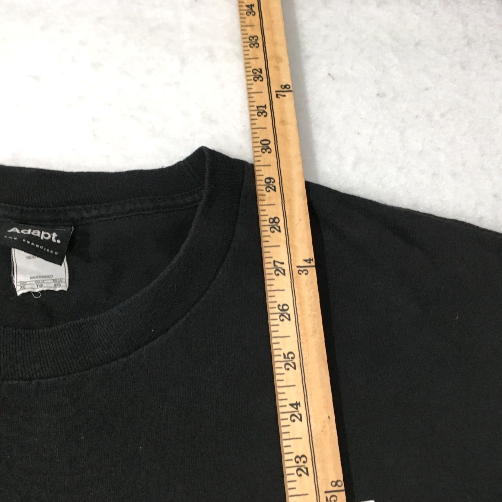 Vintage RARE Adapt STATE OF MIND TOUR SHIRT XL Double-Sided Black Men T-Shirt Size US XL / EU 56 / 4 - 7 Thumbnail