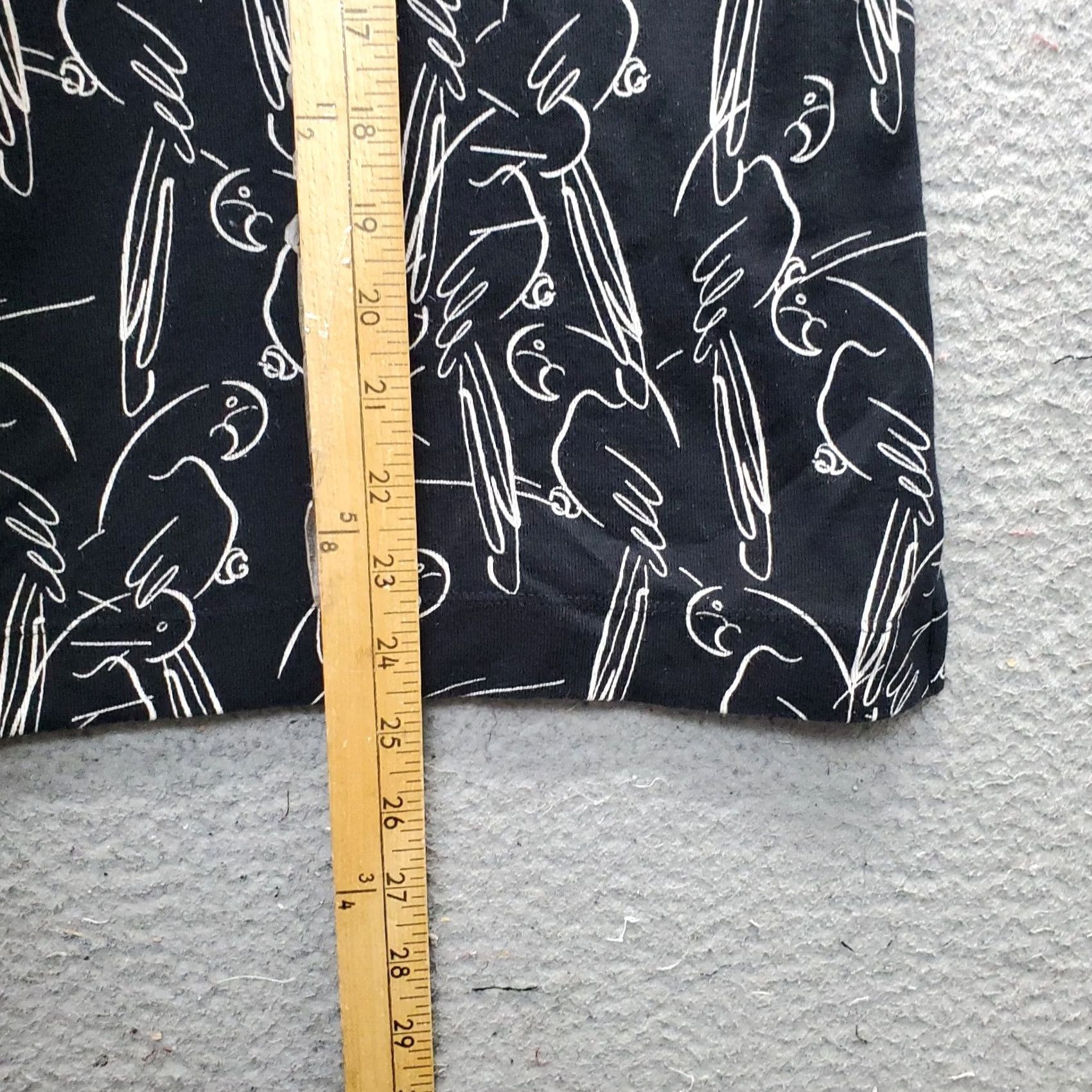 Vintage Chico's Womens XL Multi Parrot Doodle Print Short Sleeve Pullover Top Size XL / US 12-14 / IT 48-50 - 3 Thumbnail