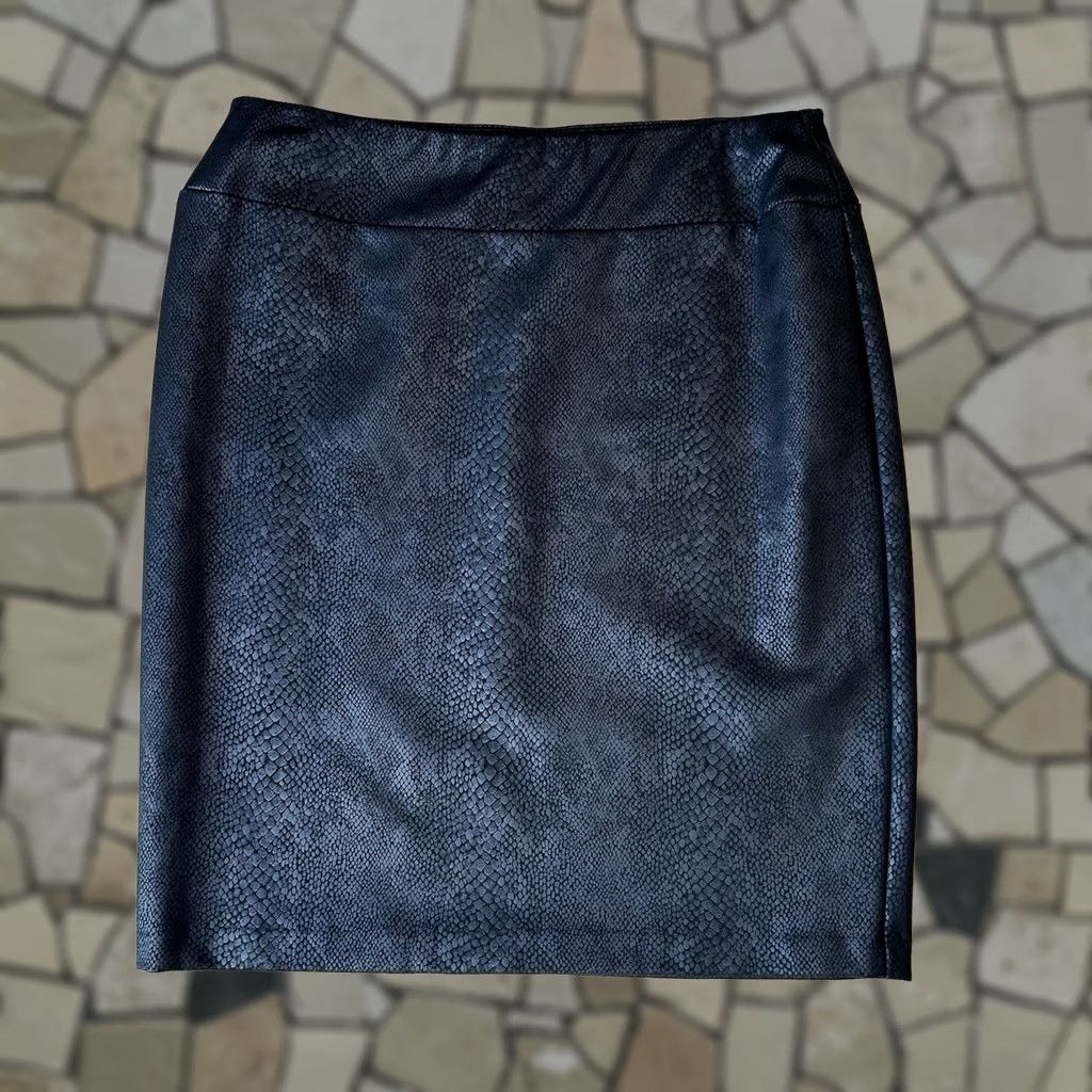 Vintage Frank Lyman Montreal Straight Skirt Black Animal Print Women’s 8 Midi Pencil Pull On Size 30" / US 8 / IT 44 - 1 Thumbnail