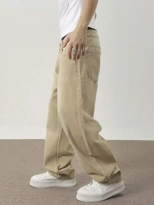 Jean Washed Baggy Denim Jeans Stacked Skate Size US 32 / EU 48 - 2 Thumbnail