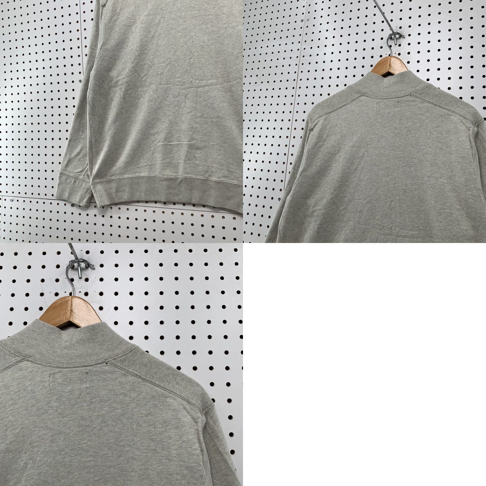 Polo Ralph Lauren Polo Ralph Lauren Mens Gray Pullover Sweater Size Large Henley Mock Neck Knit Cotton Logo Casual Men Size US L / EU 52-54 / 3 - 8 Thumbnail