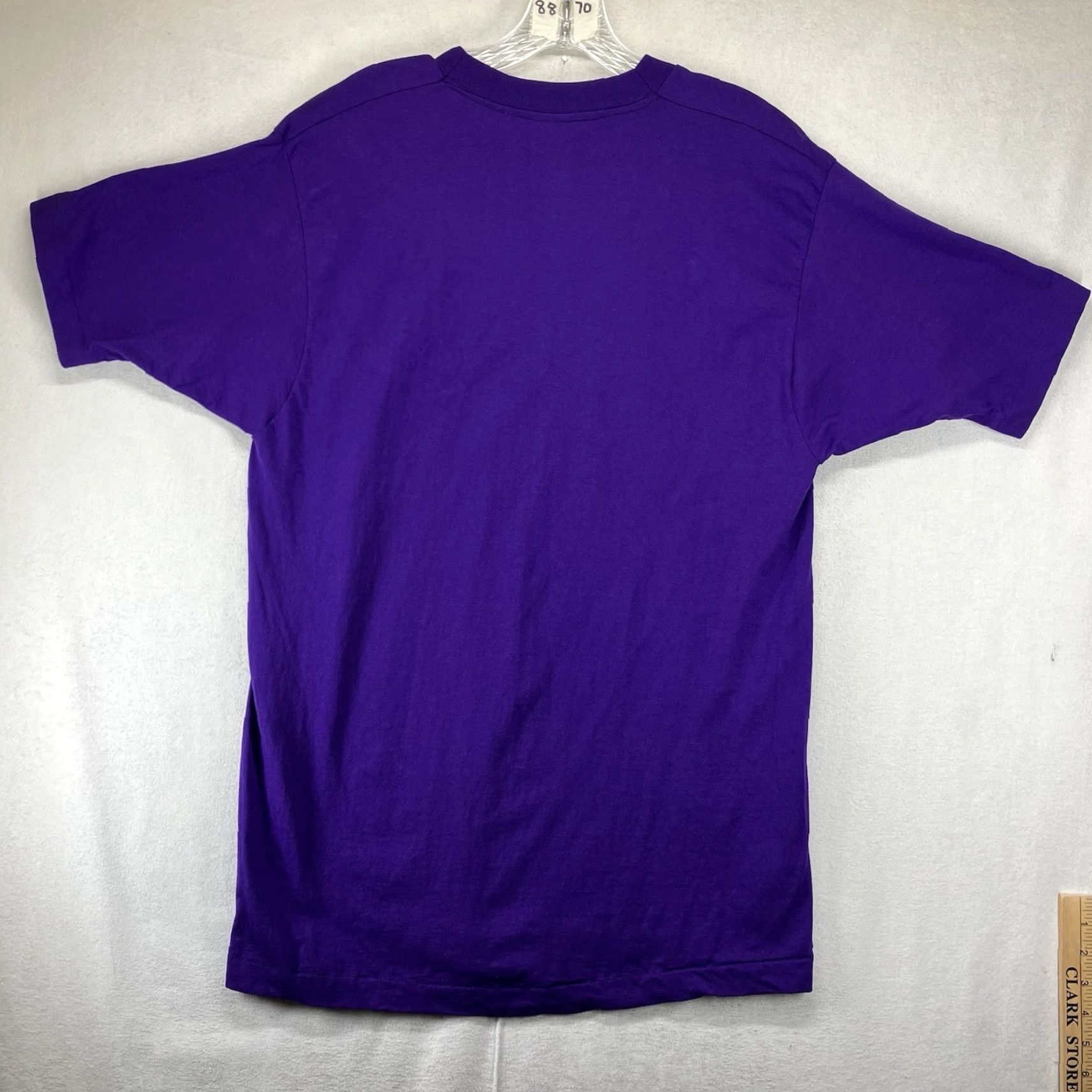 Vintage Vintage BVD Adult XL T-Shirt Men Short Sleeve Crew Neck Knit Cotton Purple Retro 90s Size US XL / EU 56 / 4 - 2 Thumbnail
