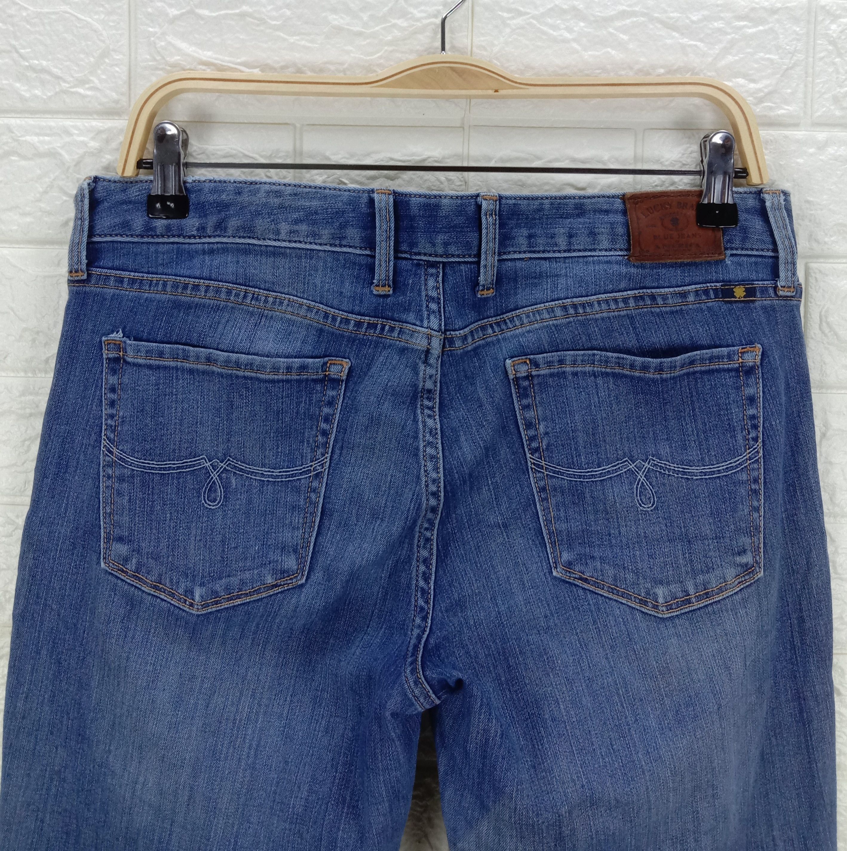 Lucky Brand Vintage Lucky Brand Flare Jeans Boot Cut Denim Size 32" / US 10 / IT 46 - 6 Thumbnail