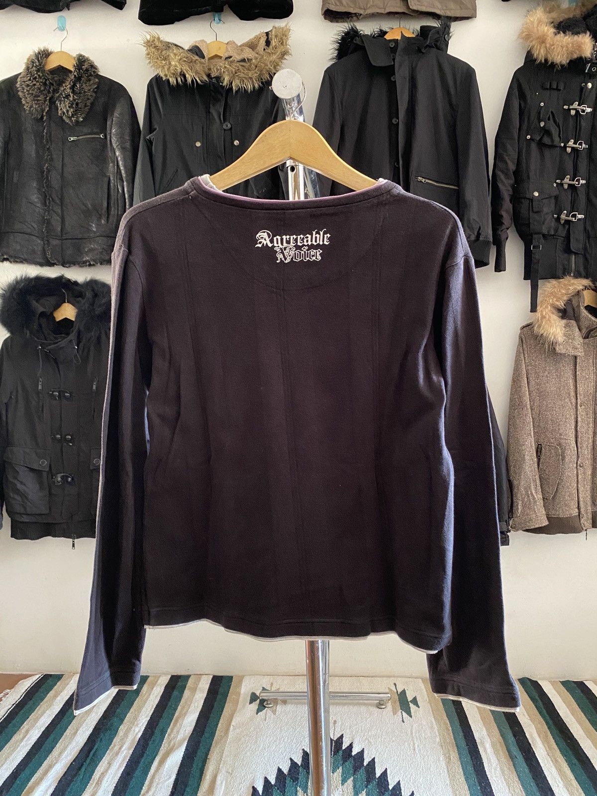 If Six Was Nine Japanese Excuse Poem Double Layer Long Slevee Tee Size US M / EU 48-50 / 2 - 11 Thumbnail