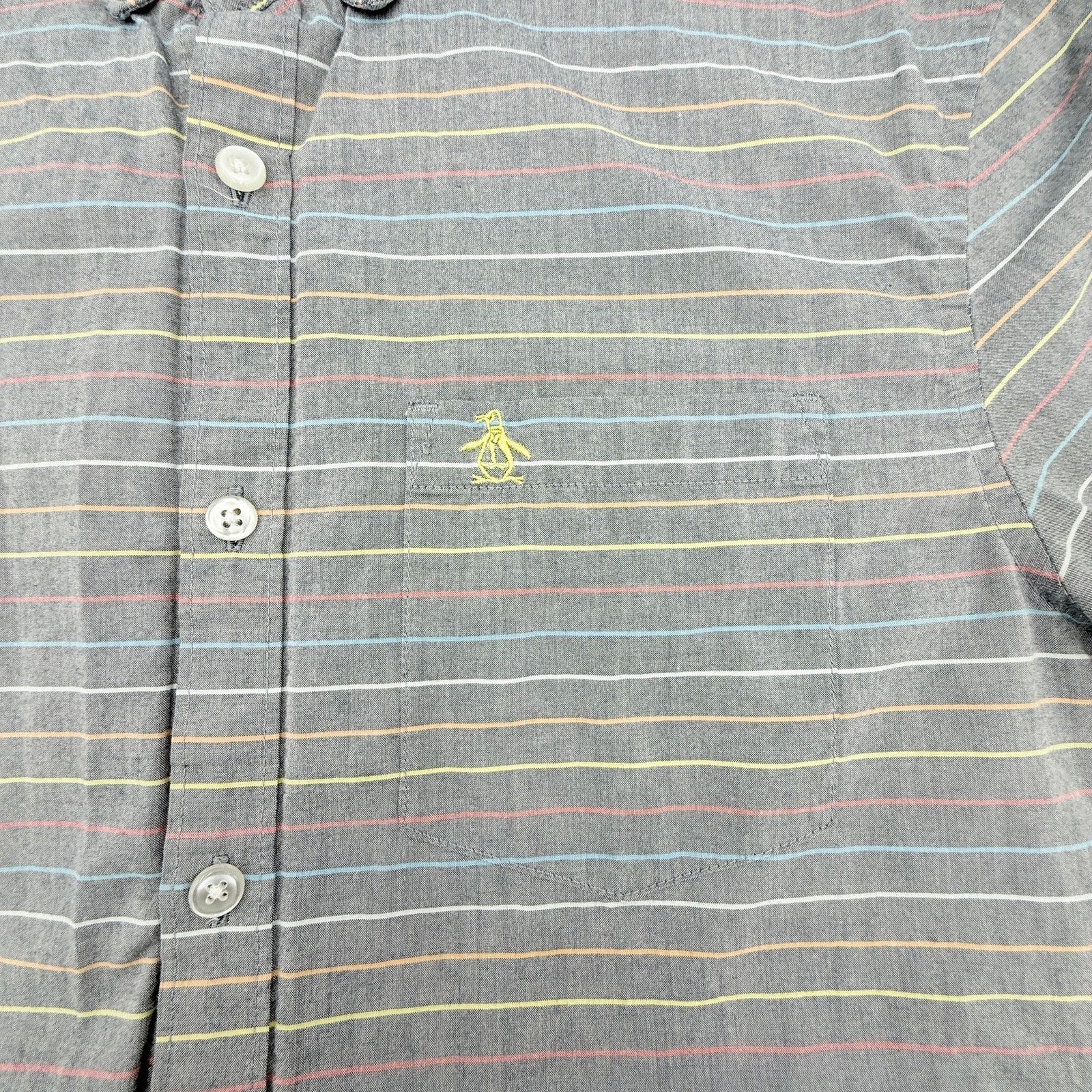 Original Penguin Original Penguin Heritage Slim Fit Striped Button Down Size US M / EU 48-50 / 2 - 8 Thumbnail