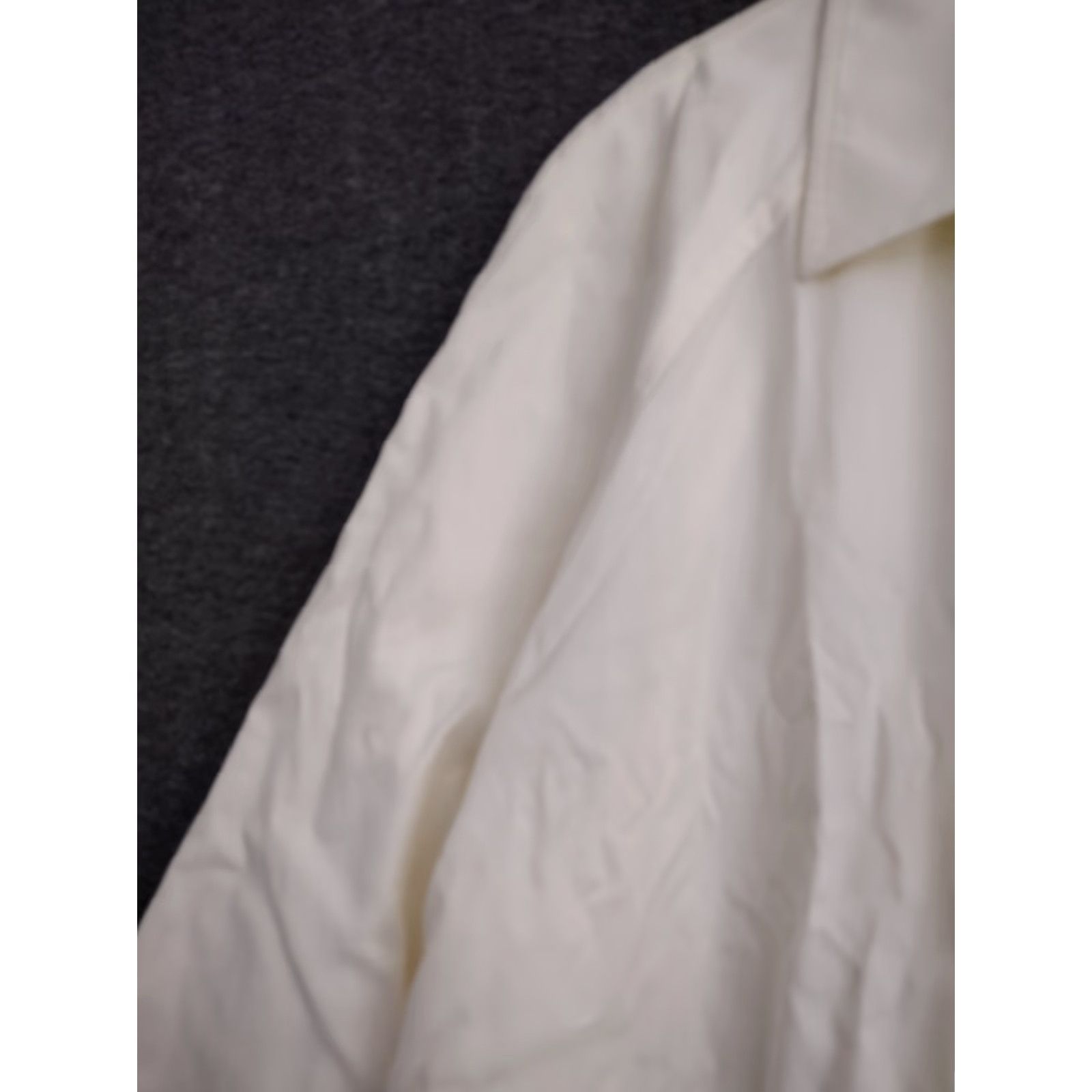 Vintage Stylus Trench Coat Men M Ivory Lightweight Pockets Button Size US M / EU 48-50 / 2 - 7 Thumbnail