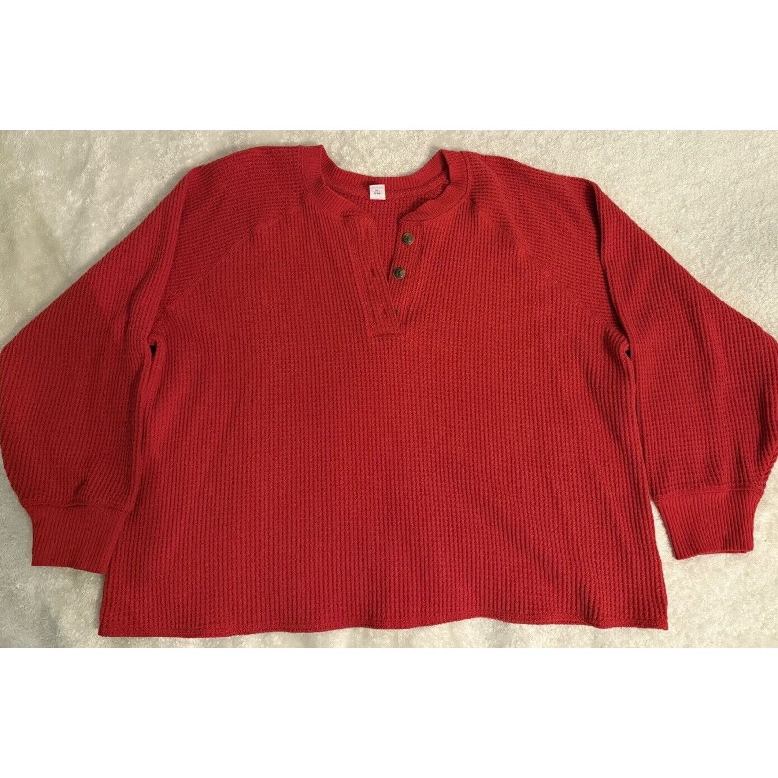 Old Navy Old Navy Plush Tee Red Size XXL Size XXL / US 16-18 / IT 52-54 - 1 Thumbnail