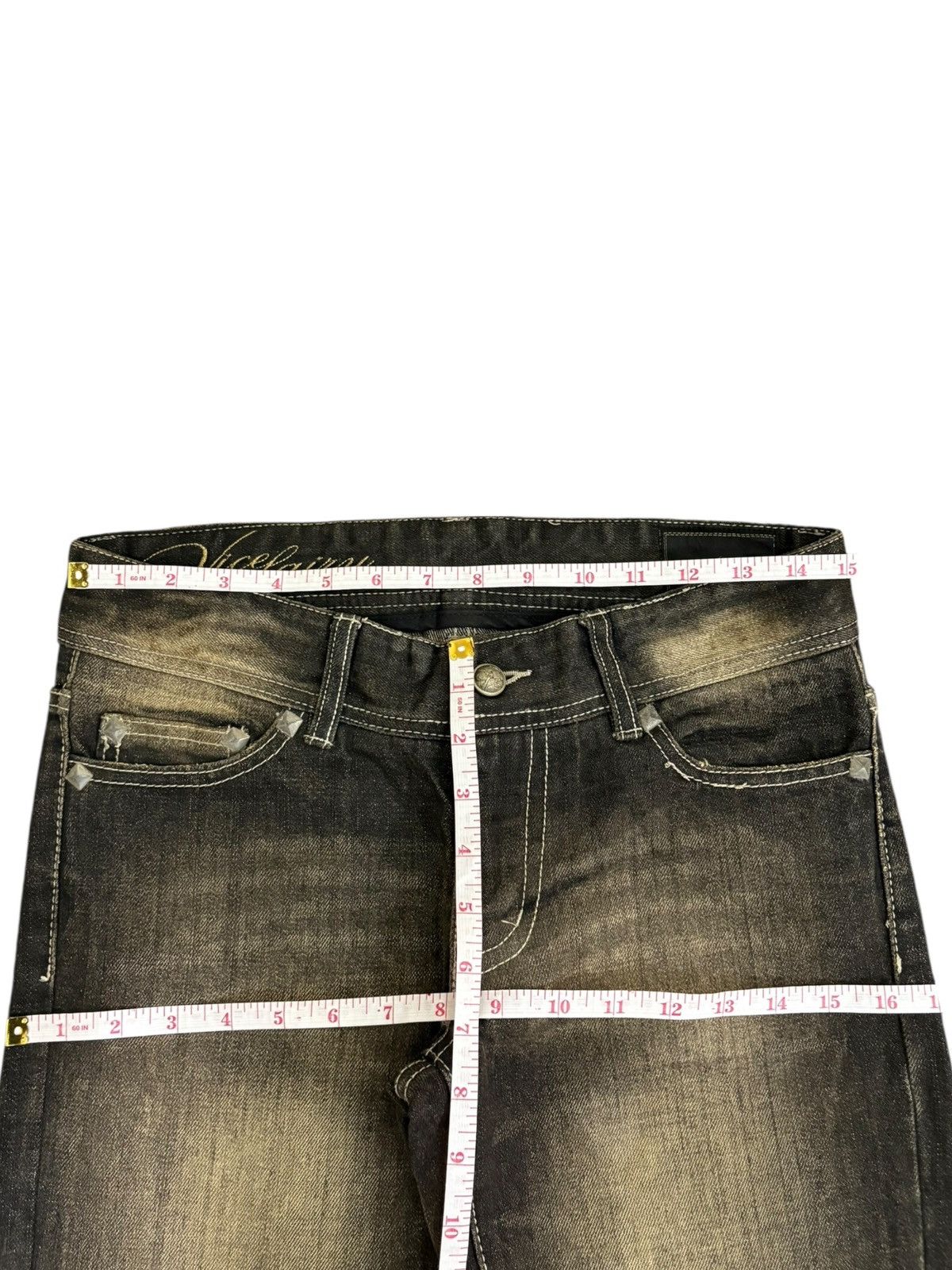 Japanese Brand Vintage Japanese Brand Rusty Wash Bootcut Flare Jeans Size US 30 / EU 46 - 12 Thumbnail