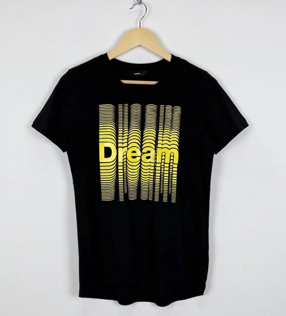 Diesel Diesel Dream Logo Short Sleeve T-Shirt Black Top Crew Neck Size S / US 4 / IT 40 - 3 Thumbnail