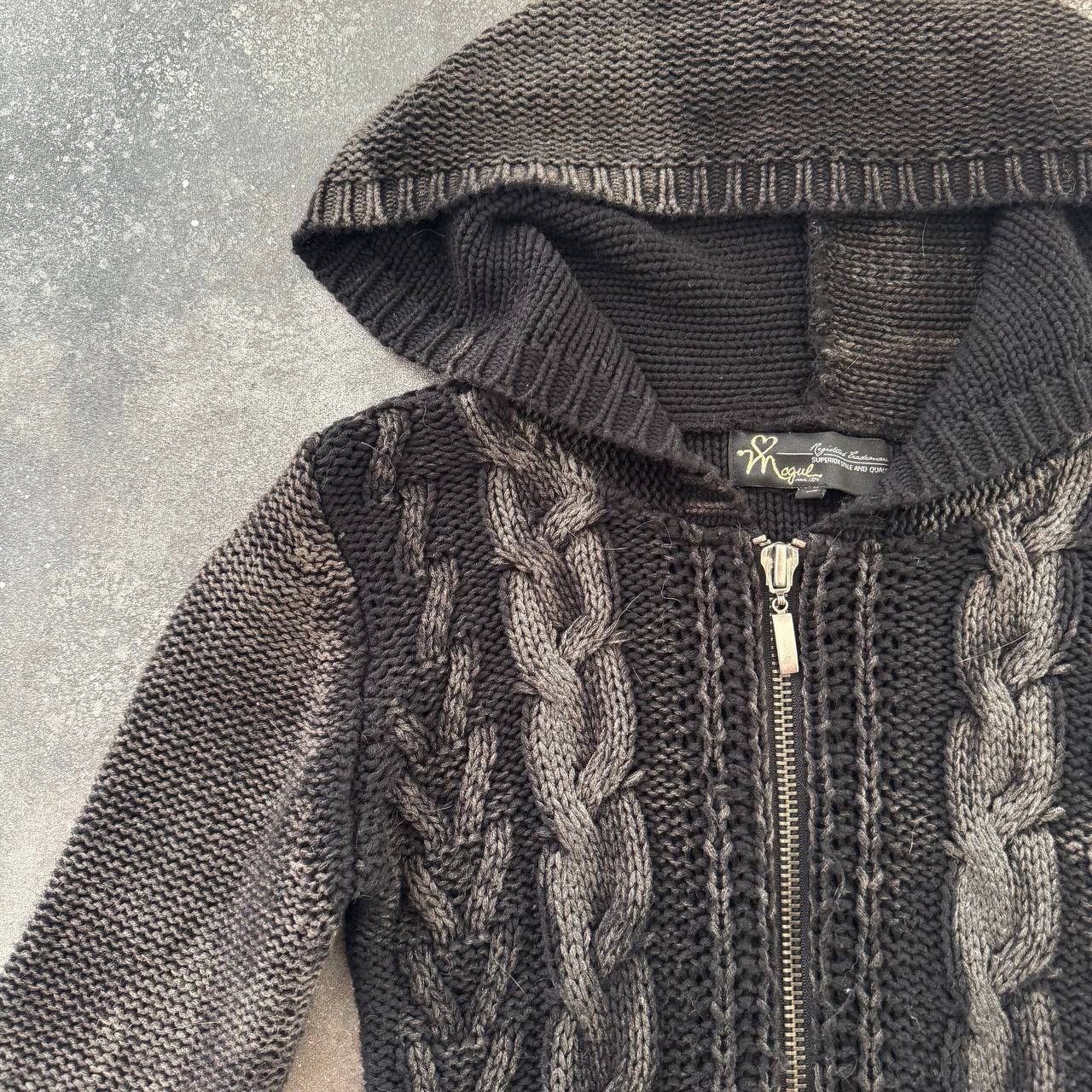 If Six Was Nine Avant Garde Unisex Faded/Washed Knit Hooded Zip Sweater Size US S / EU 44-46 / 1 - 3 Thumbnail
