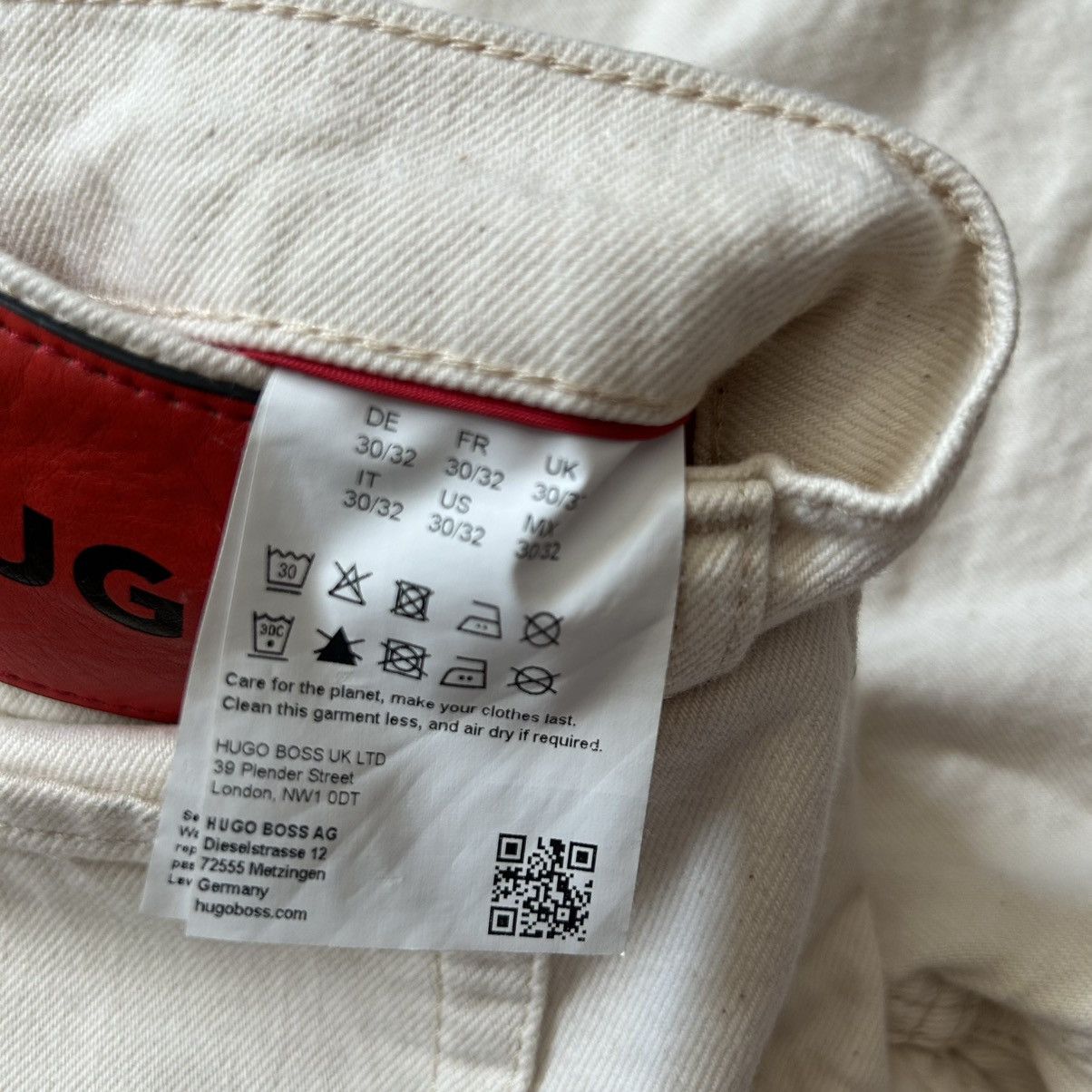 Hugo Hugo Boss White Jeans – Size 30, Inseam 32 Size US 30 / EU 46 - 6 Thumbnail