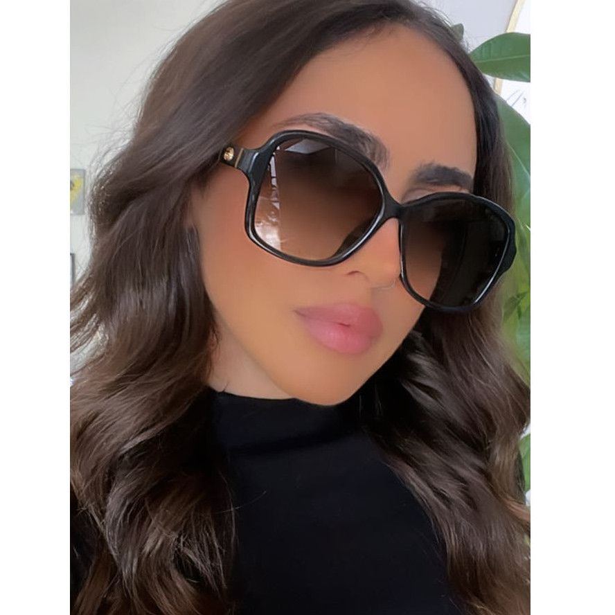 image of New Gucci Gg0765Sa Black Marmont Butterfly Sunglasses, Women's