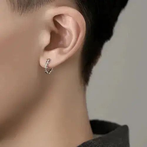 Jewelry Torn punk earrings （1pairs） Size ONE SIZE - 4 Thumbnail
