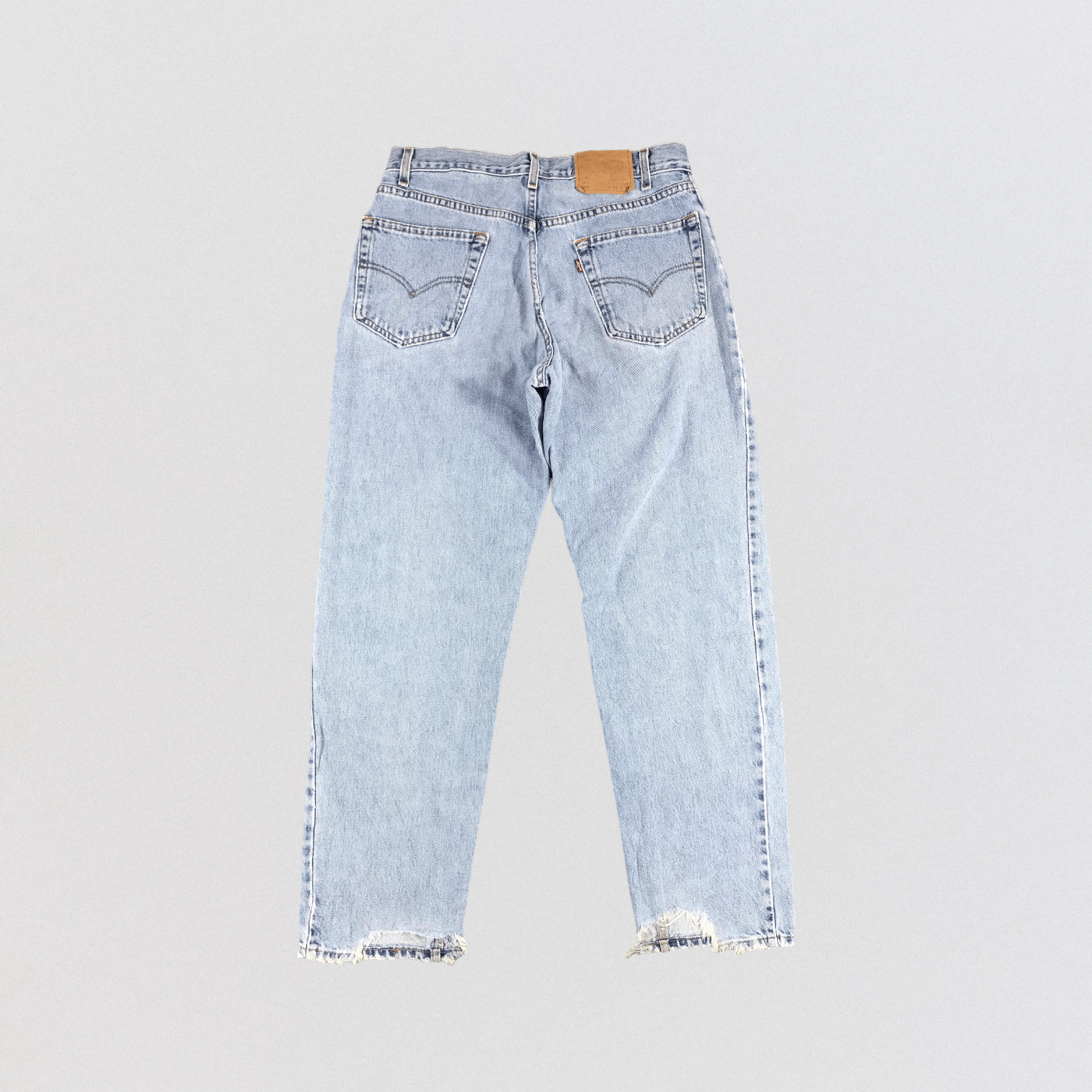 Levi's 90s Vintage Light Wash Levis 550 Jeans-JM1154 Size US 34 / EU 50 - 2 Thumbnail