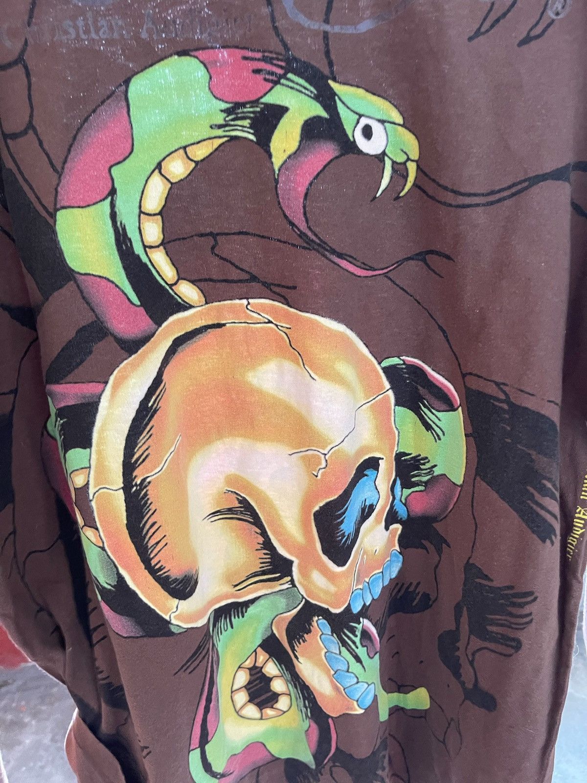 Ed Hardy × Japanese Brand Ed Hardy Longsleeve Tshirt Size US XL / EU 56 / 4 - 6 Thumbnail