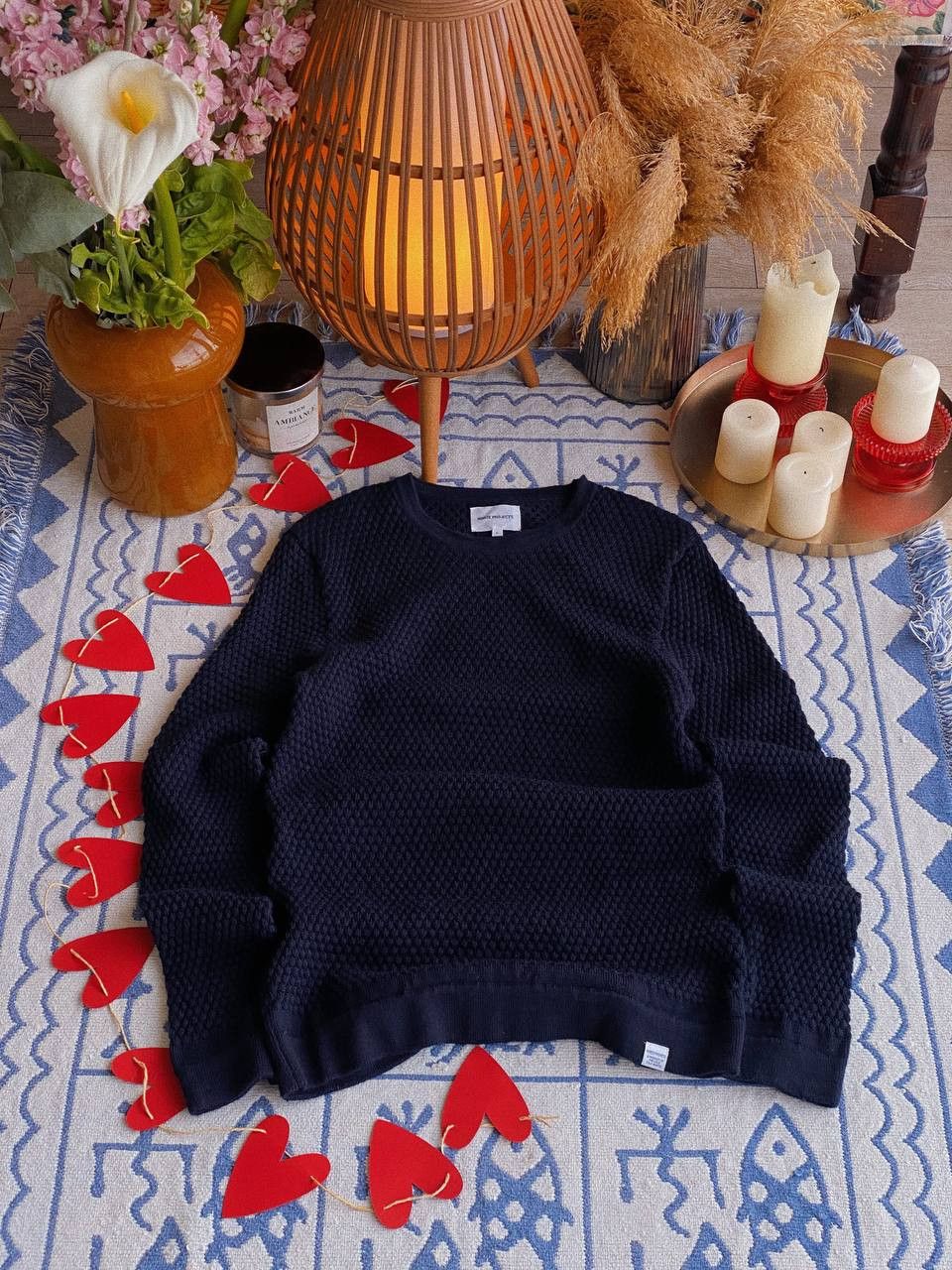 Norse Projects Norse Projects Skagen Bubbles Sweater Navy Size US S / EU 44-46 / 1 - 2 Thumbnail