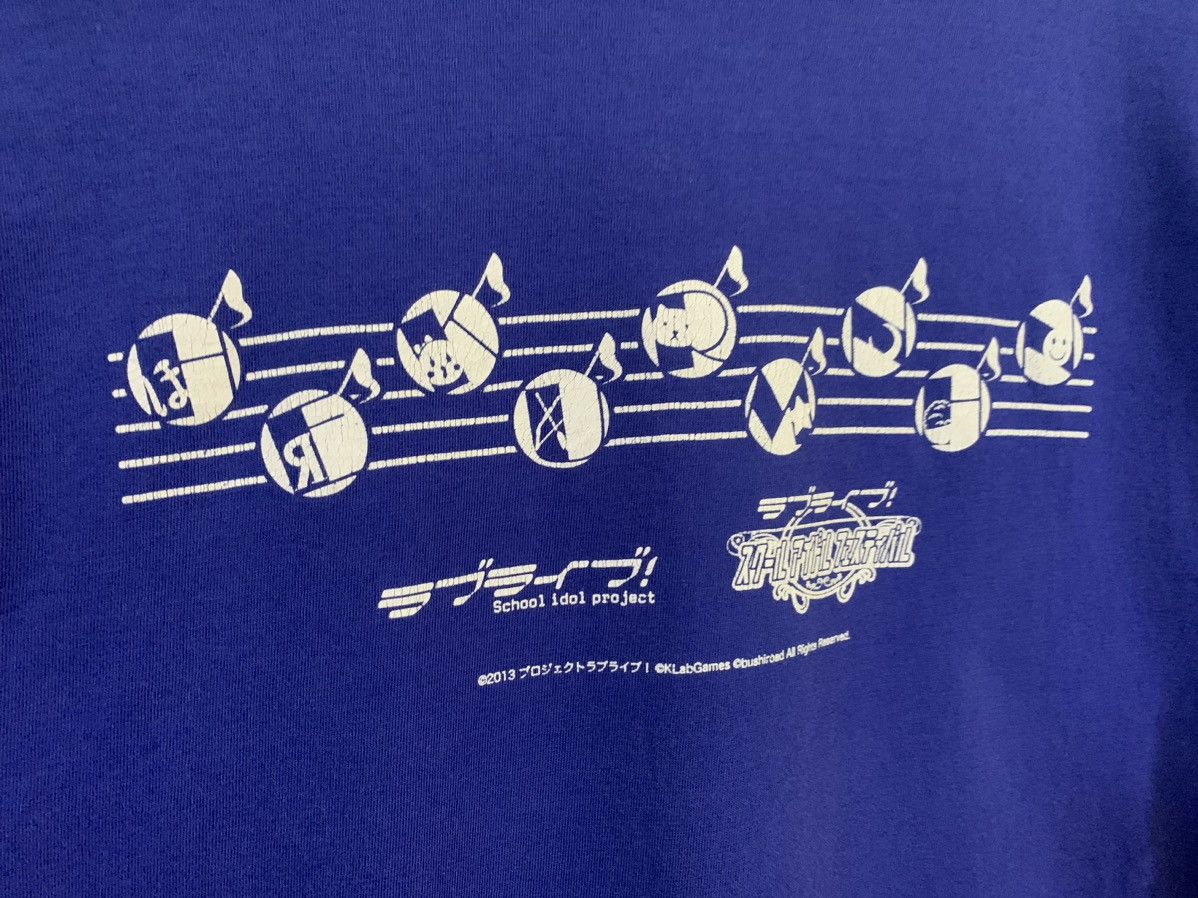Anime Y2K School Idol Project Blue T Shirt Love Life! Size US M / EU 48-50 / 2 - 5 Thumbnail