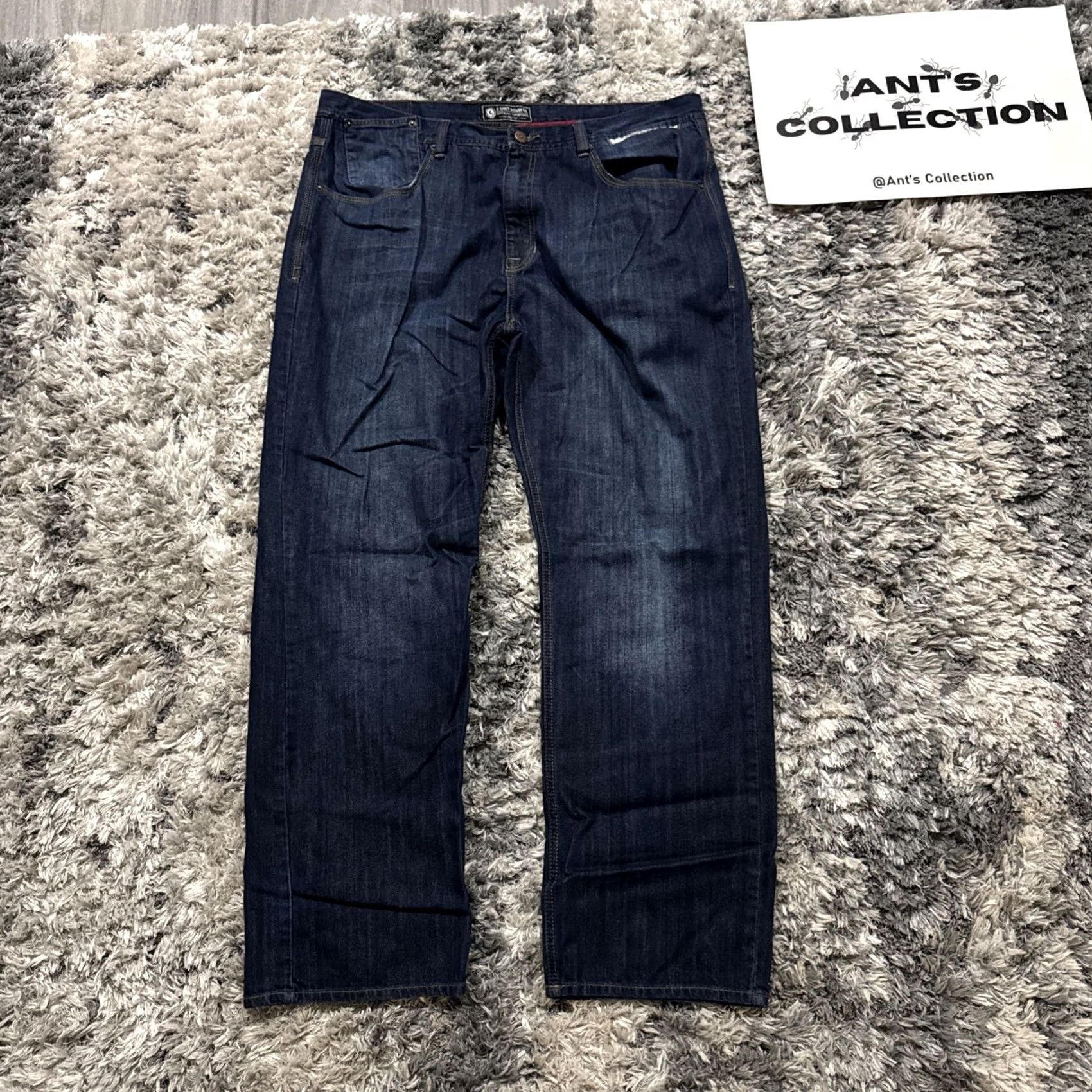 Denime Vintage G-Unit Jeans Size 42x32 Men’s Blue Denim Embroidered Y2K 90’s RARE HTF Size US 42 / EU 58 - 7 Thumbnail