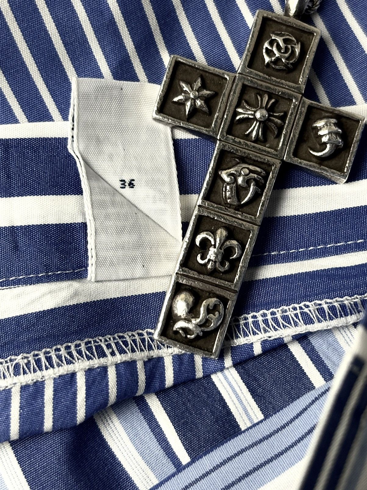 Ralph Lauren Ralph Lauren Madris Striped Patchwork Button Down Shirt Size US XL / EU 56 / 4 - 8 Thumbnail