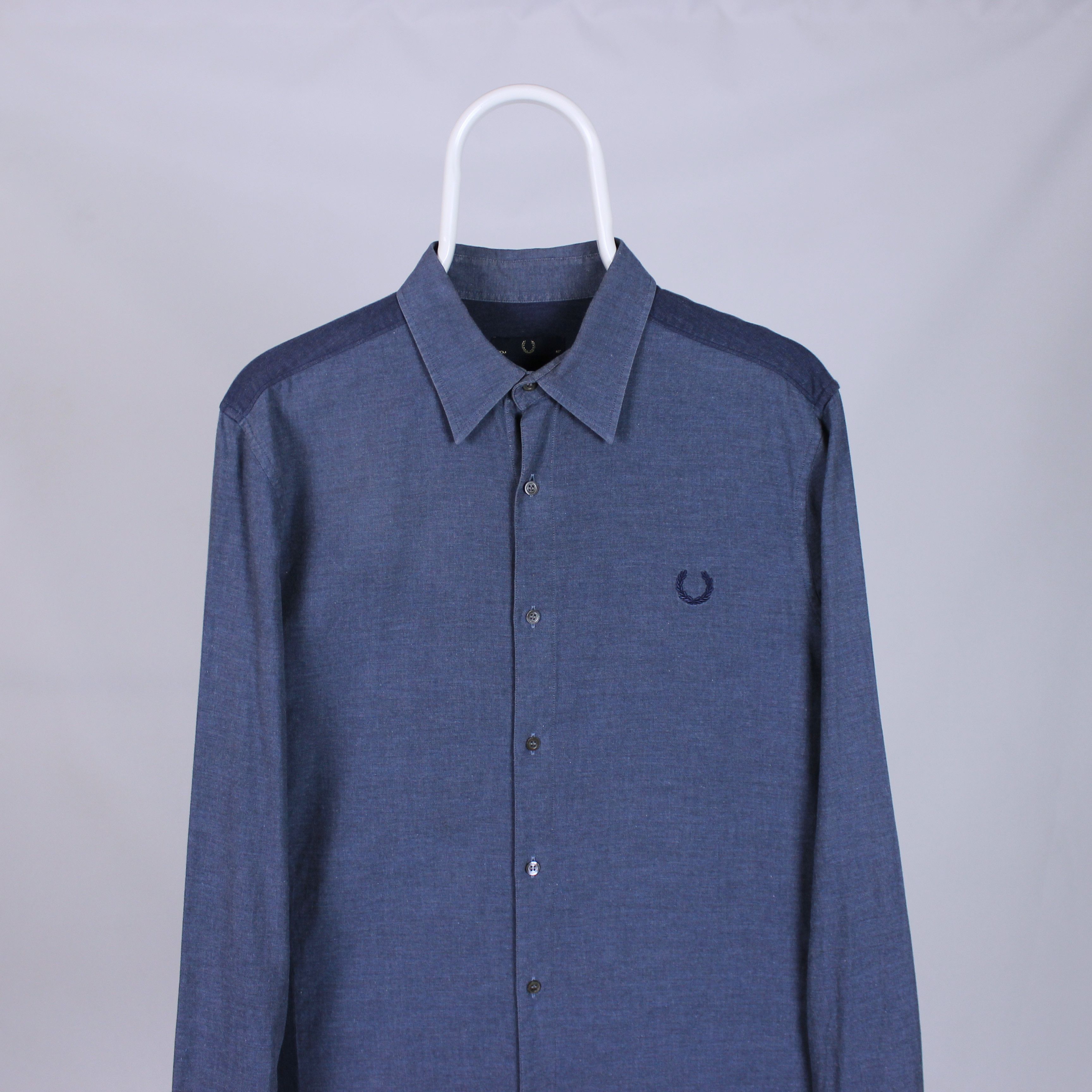 Fred Perry Fred Perry vintage shirt button Ups rarity blue M L Size US M / EU 48-50 / 2 - 1 Thumbnail